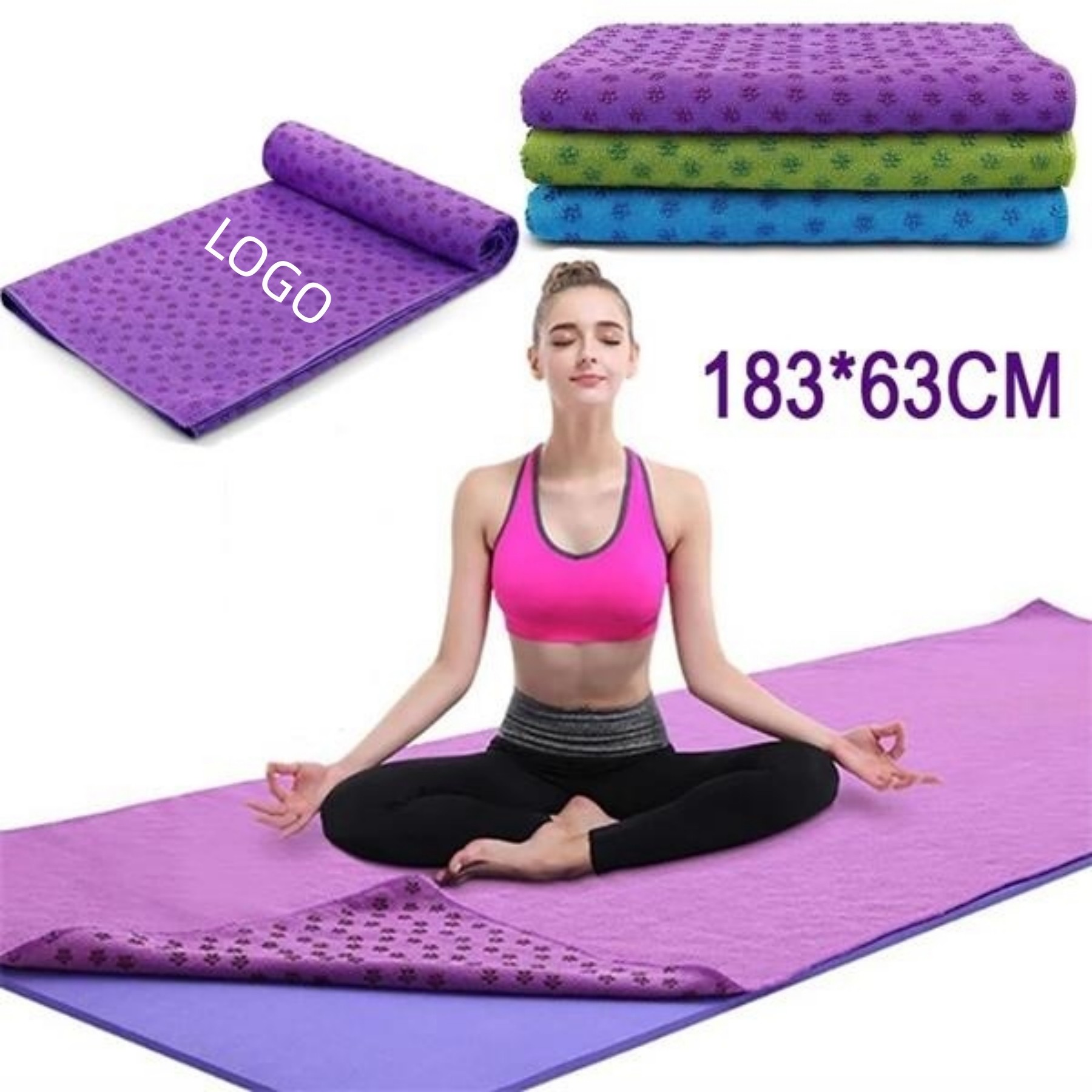 Non-slip Yoga Mat Towel