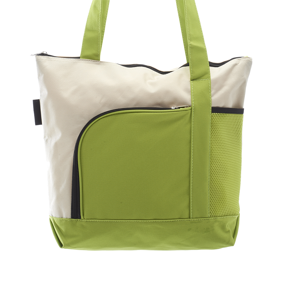 Zipper Polyester Tote Bags 18