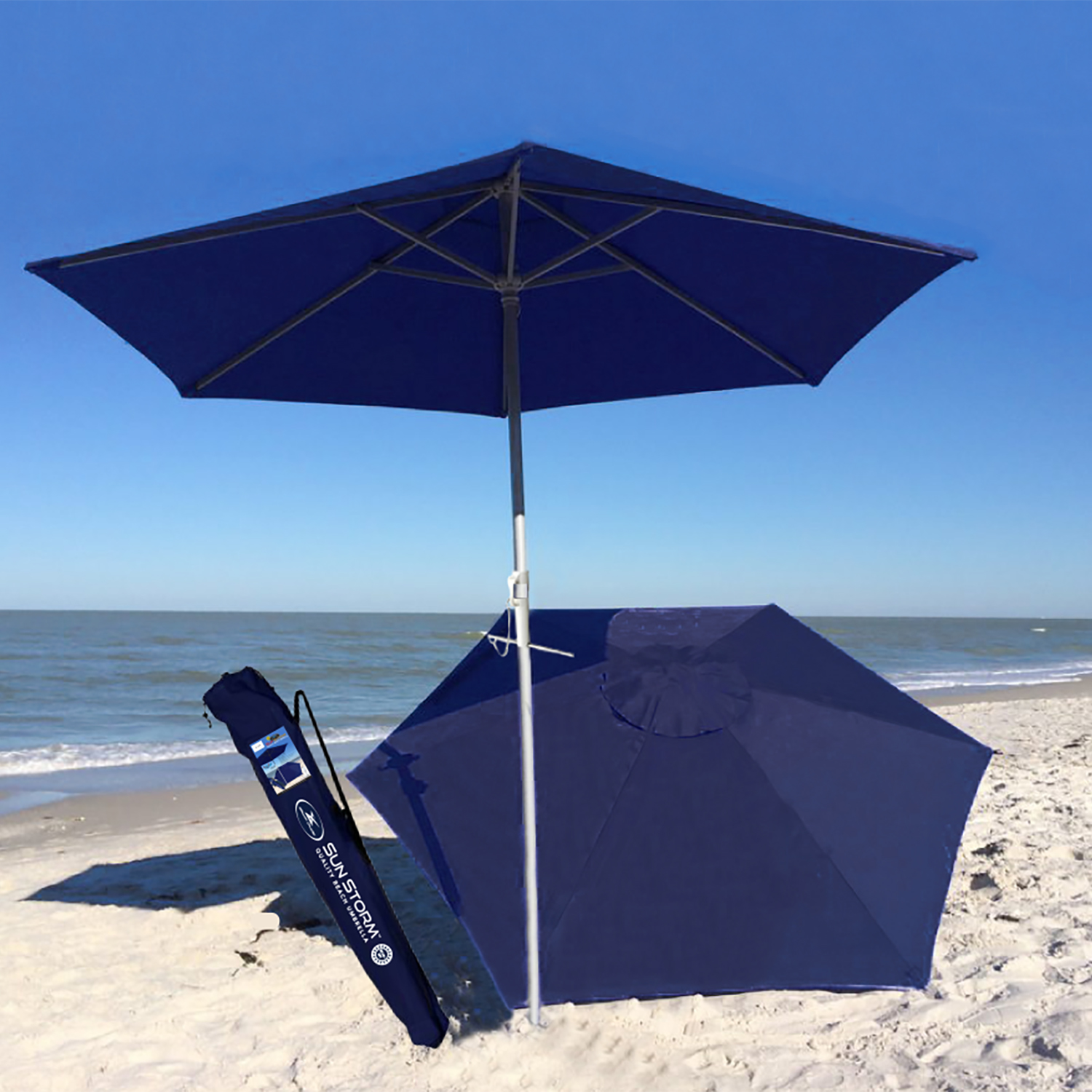 Deluxe Vented Beach Umbrella 6
