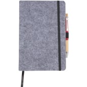 THE GOODS™ 8" x 5.5" Recycled Felt Bound Notebook 9