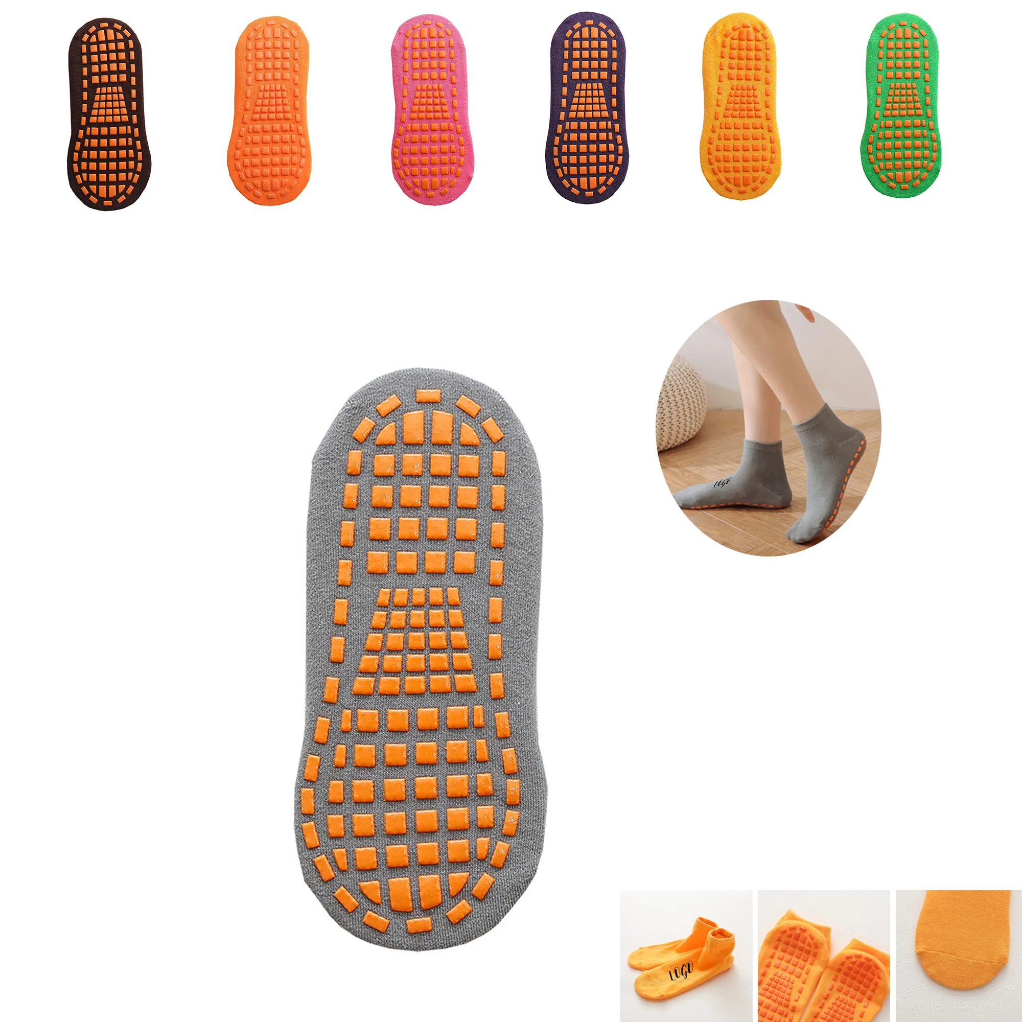 Breathable Trampoline Non-slip Socks