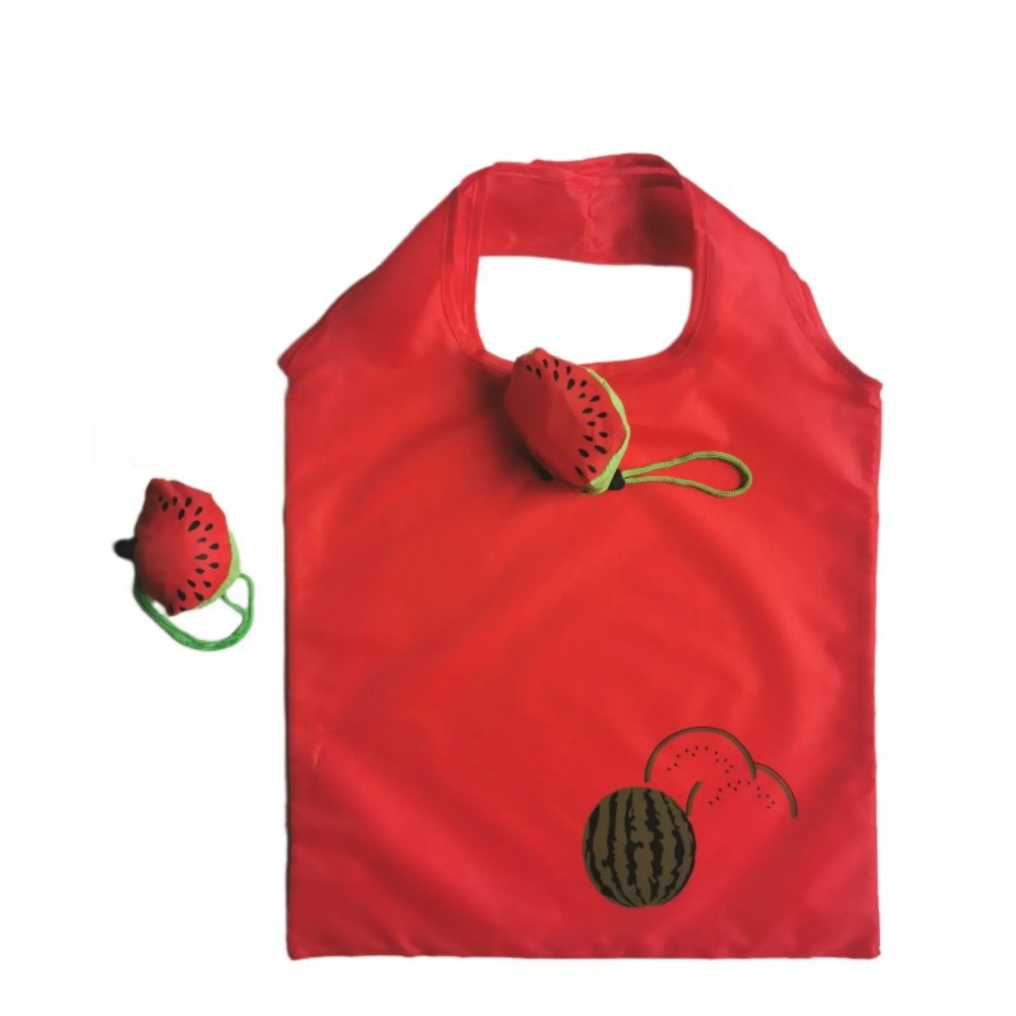 Reusable Grocery Bags Foldable Strawberry With Handle 20