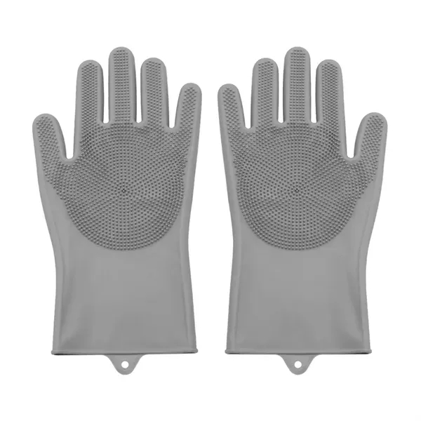 Silicone Pet Bathing Gloves with Anti-Bite Protection 6