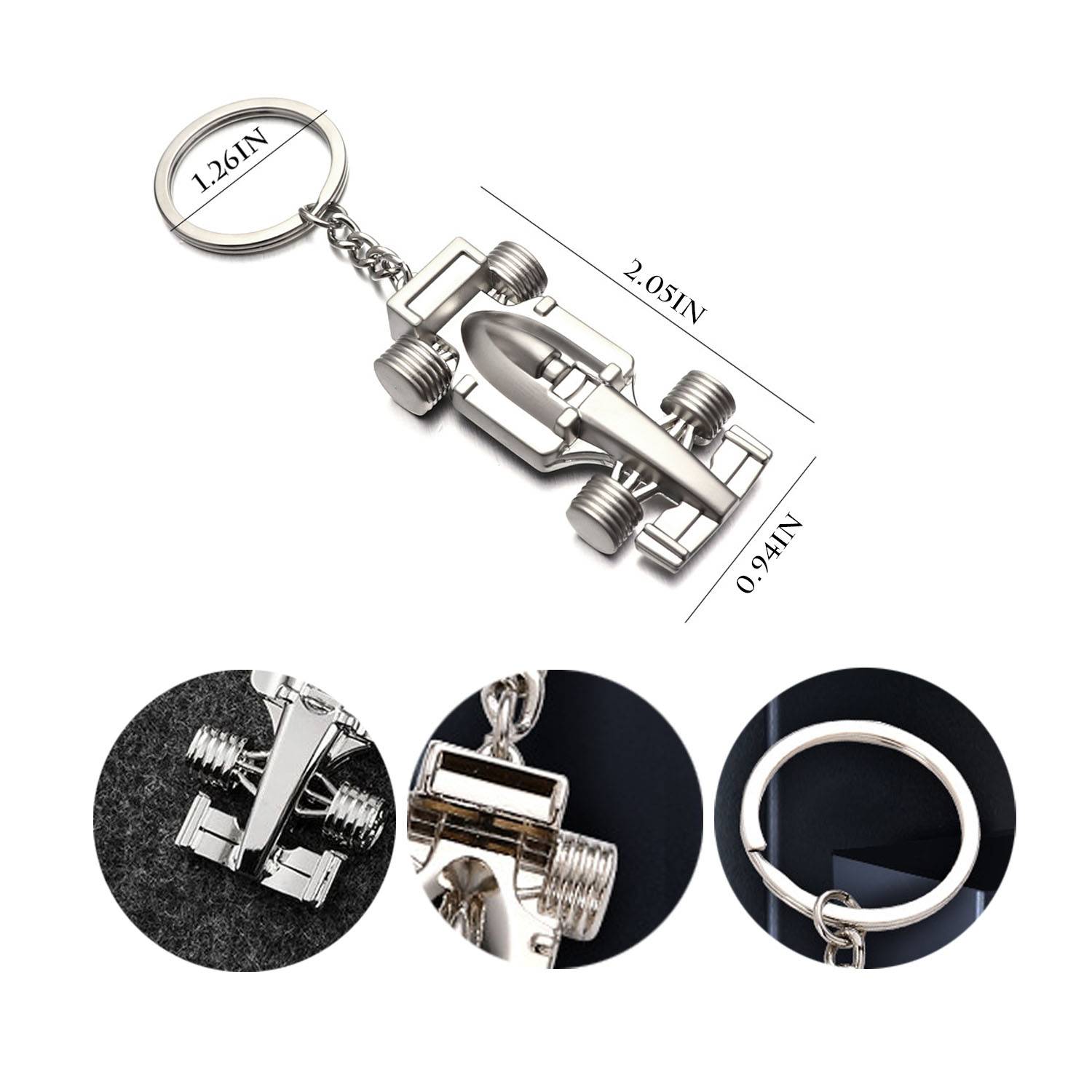 Mini race car keyring Keychain 3
