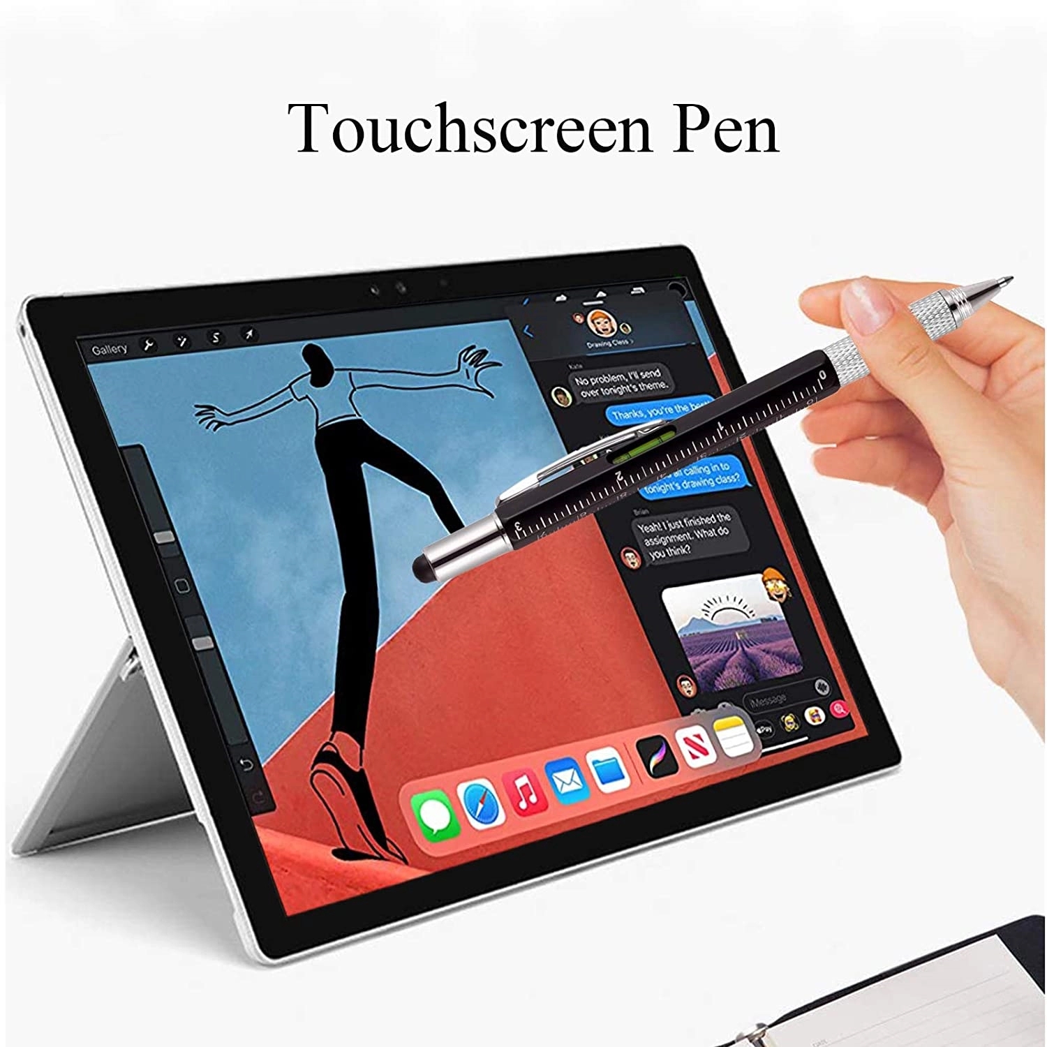 6 In 1 Stylus Multi Tool Ballpoint Pen 1