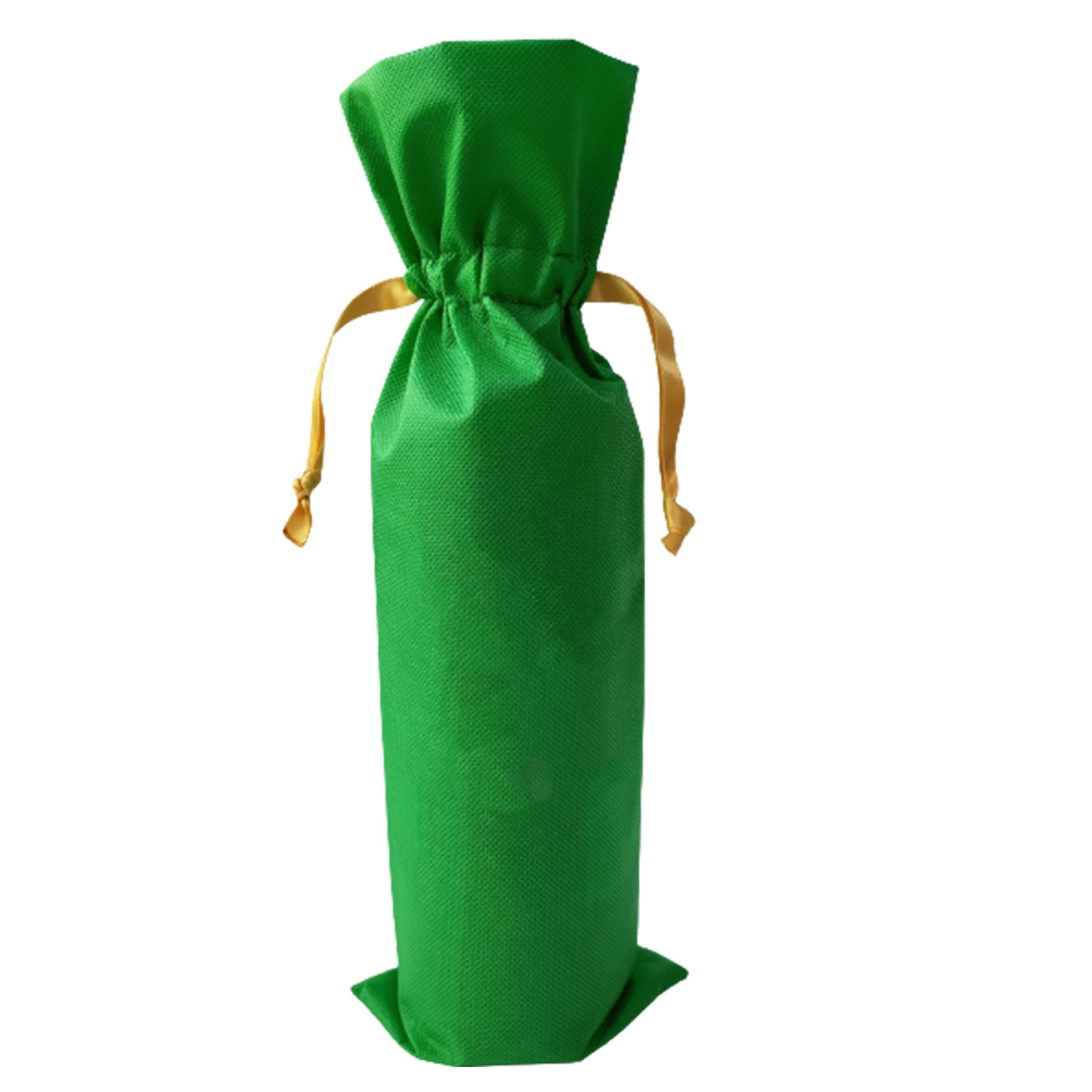 Single Bottle Wine Non-Woven Drawstring Bag 2