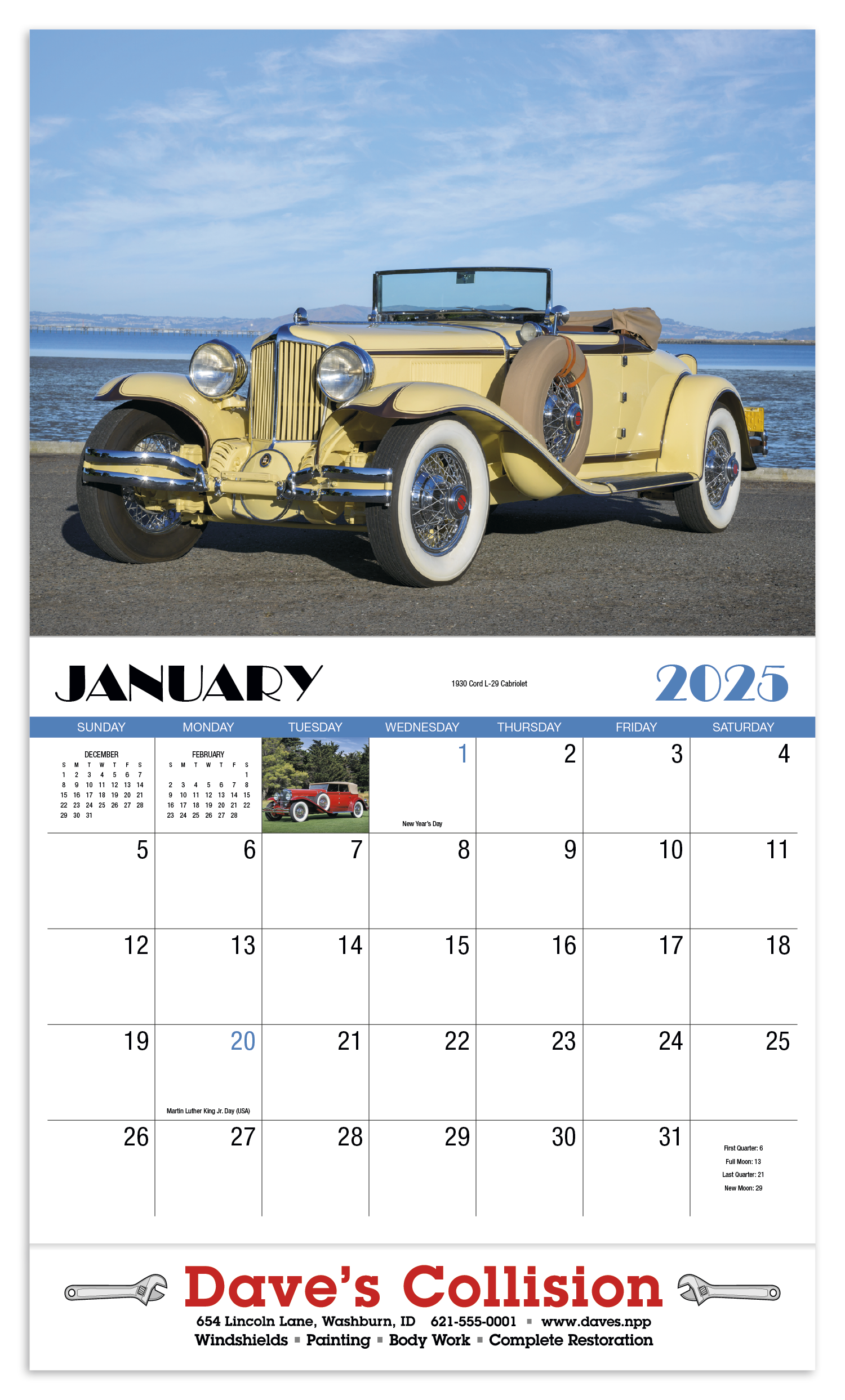 HotLine® Products Classics Appointment Calendar - Stapled 20