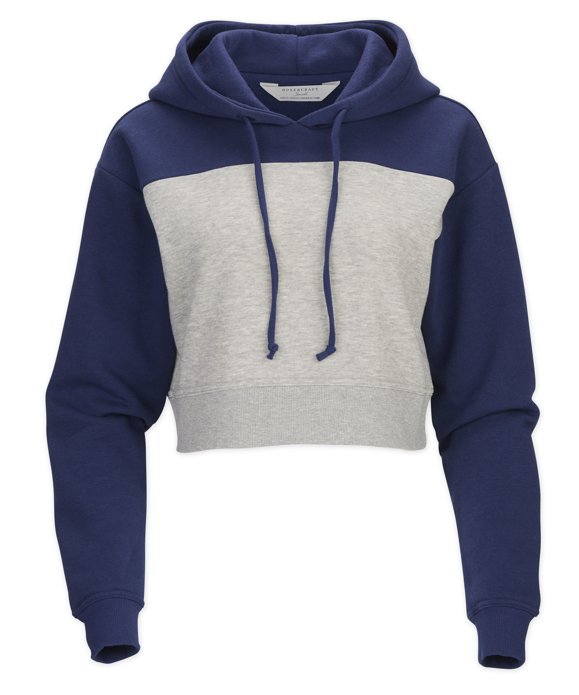 BOXERCRAFT WOMEN'S CROPPED FLEECE HOODIE 11