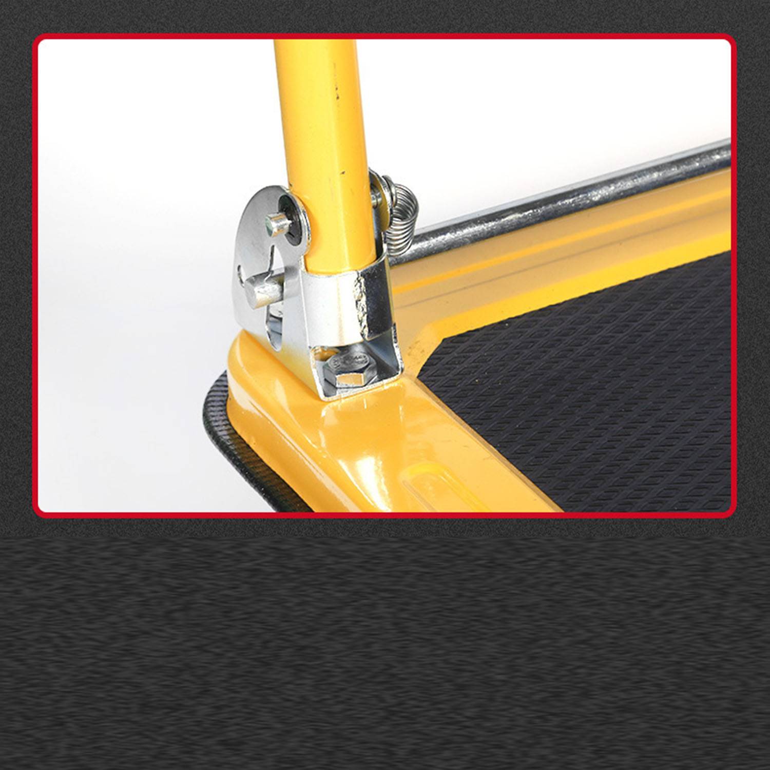 Foldable Rolling Hand Truck Platform Dolly Cart 4