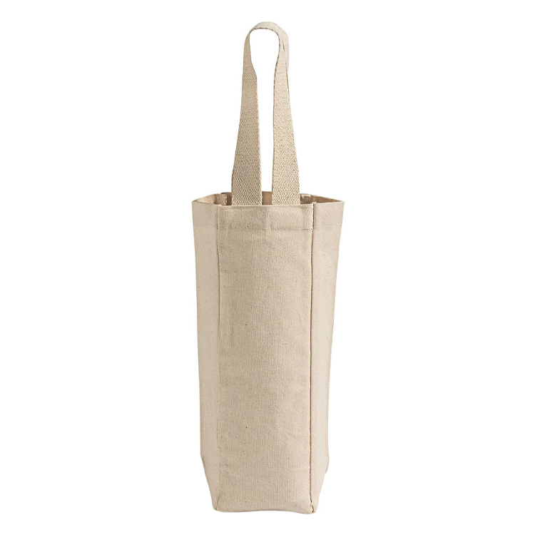 Cambria Canvas Wine Tote Bag, custom tote bag with logo imprint 2