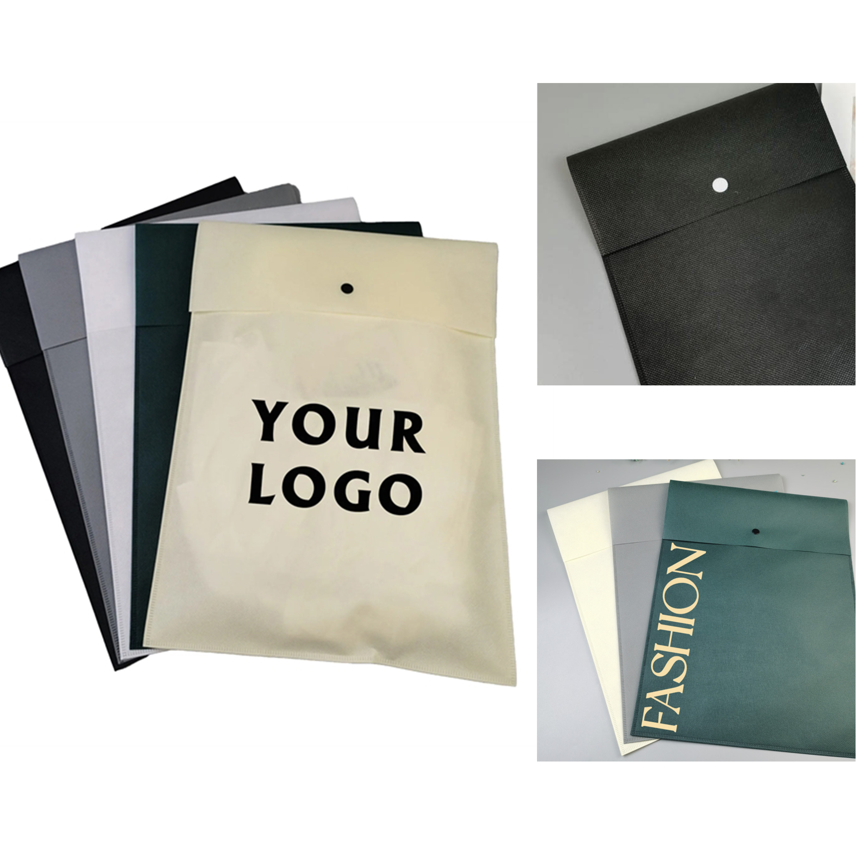 High - grade Non - woven Garment Bag with Quality Button 2