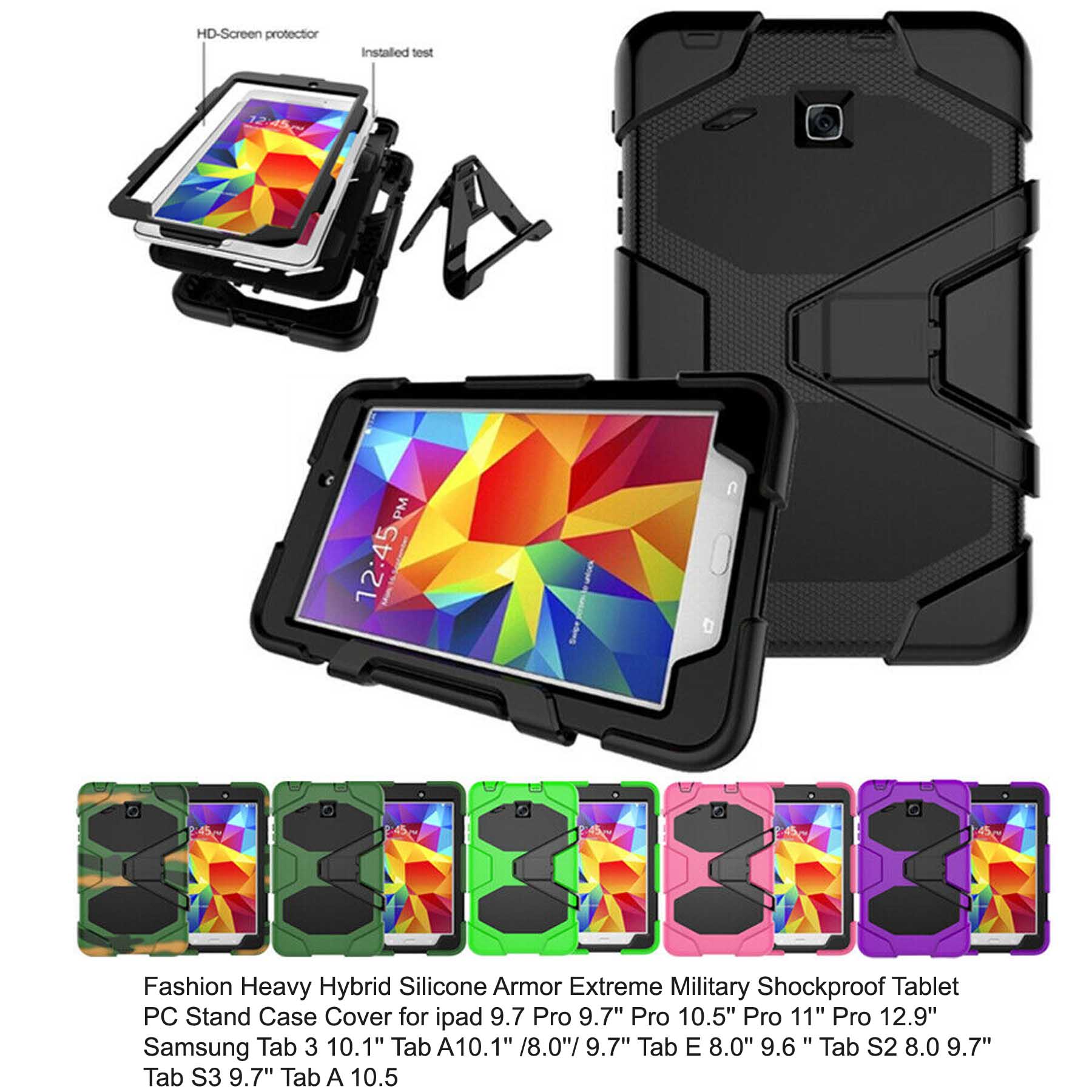 iBank ® Rugged Hybrid Case for Samsung Galaxy Tab S4 10.5" Tablet 2