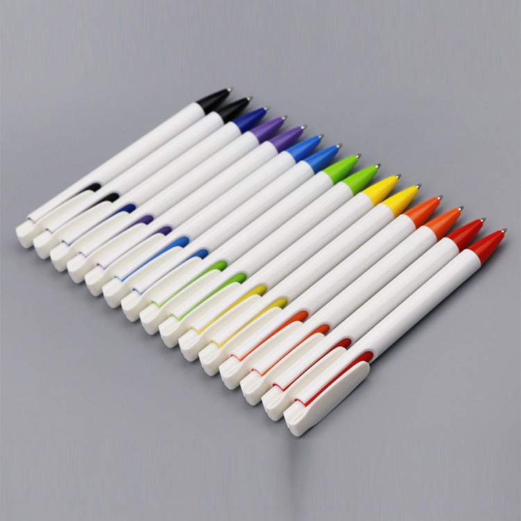Ballpoint Pens Black&Blue Retractable Ink Writing Pen Office 0.7mm 4