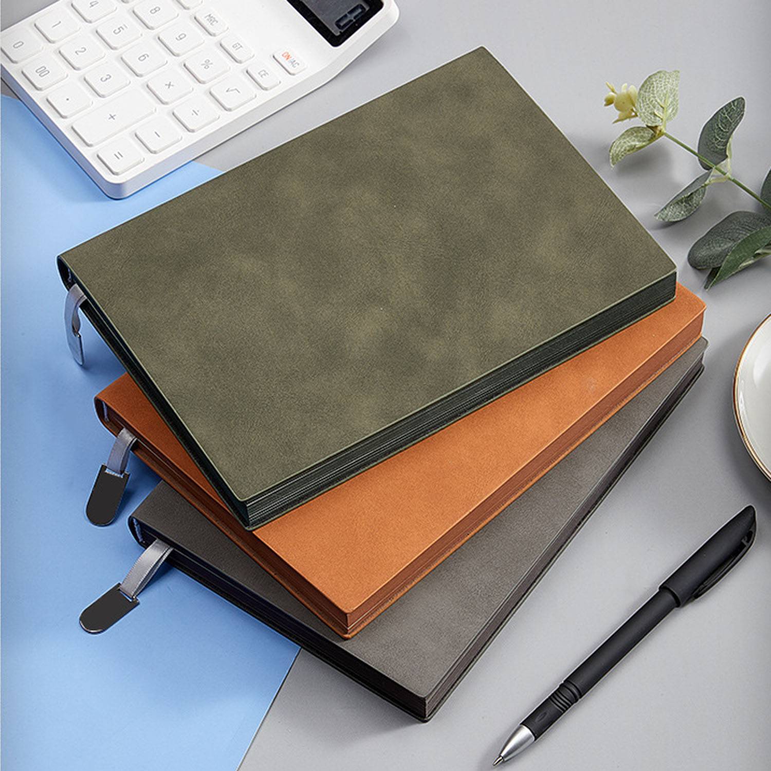 Metal Tag Business Notebook 3
