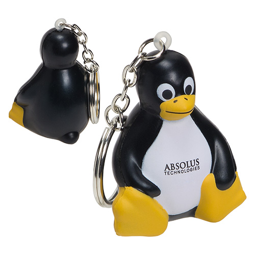 Sitting Penguin Stress Reliever Key Chain 2