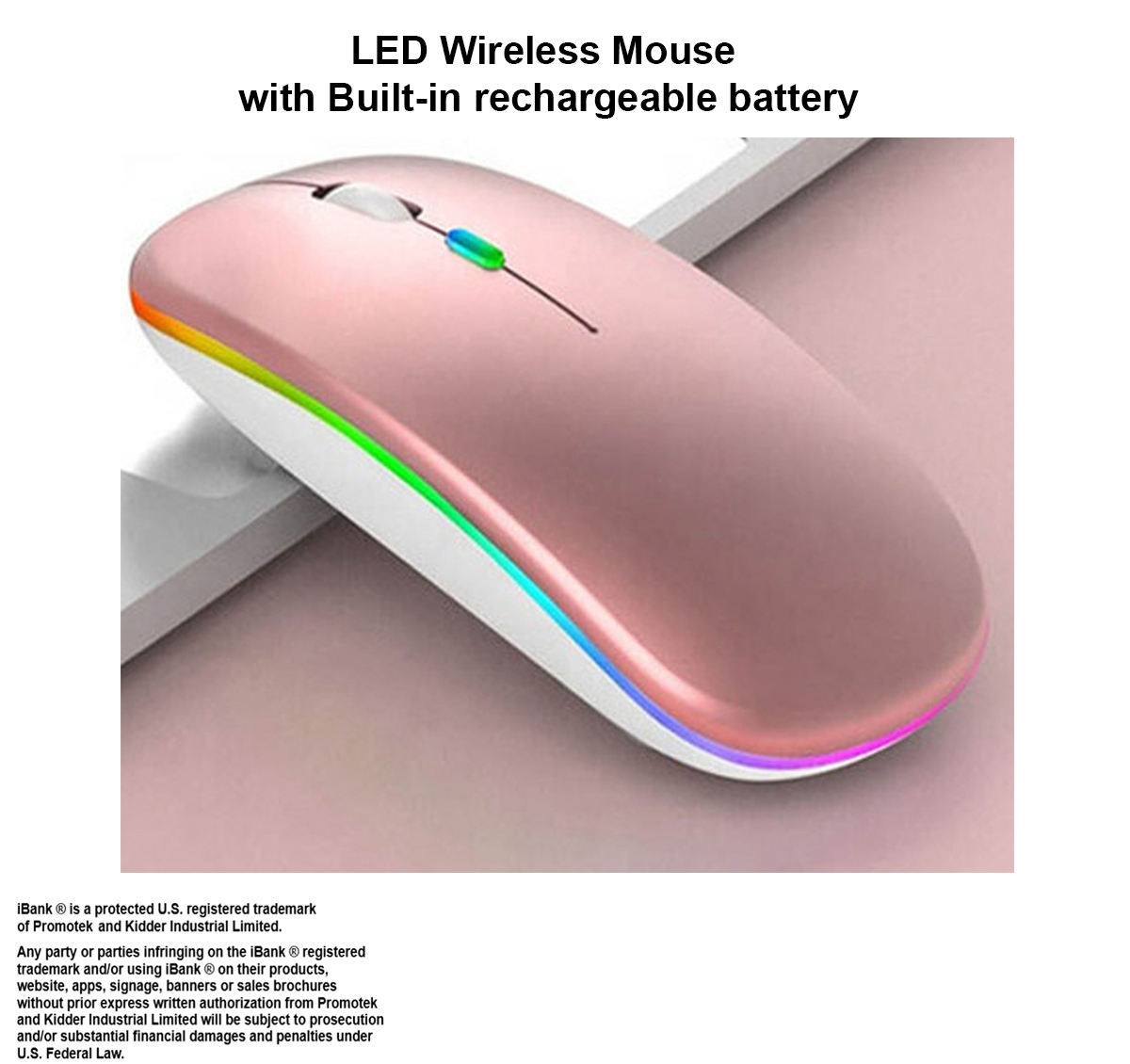 iBank ® LED Wireless Mouse with Built-in rechargeable battery 1