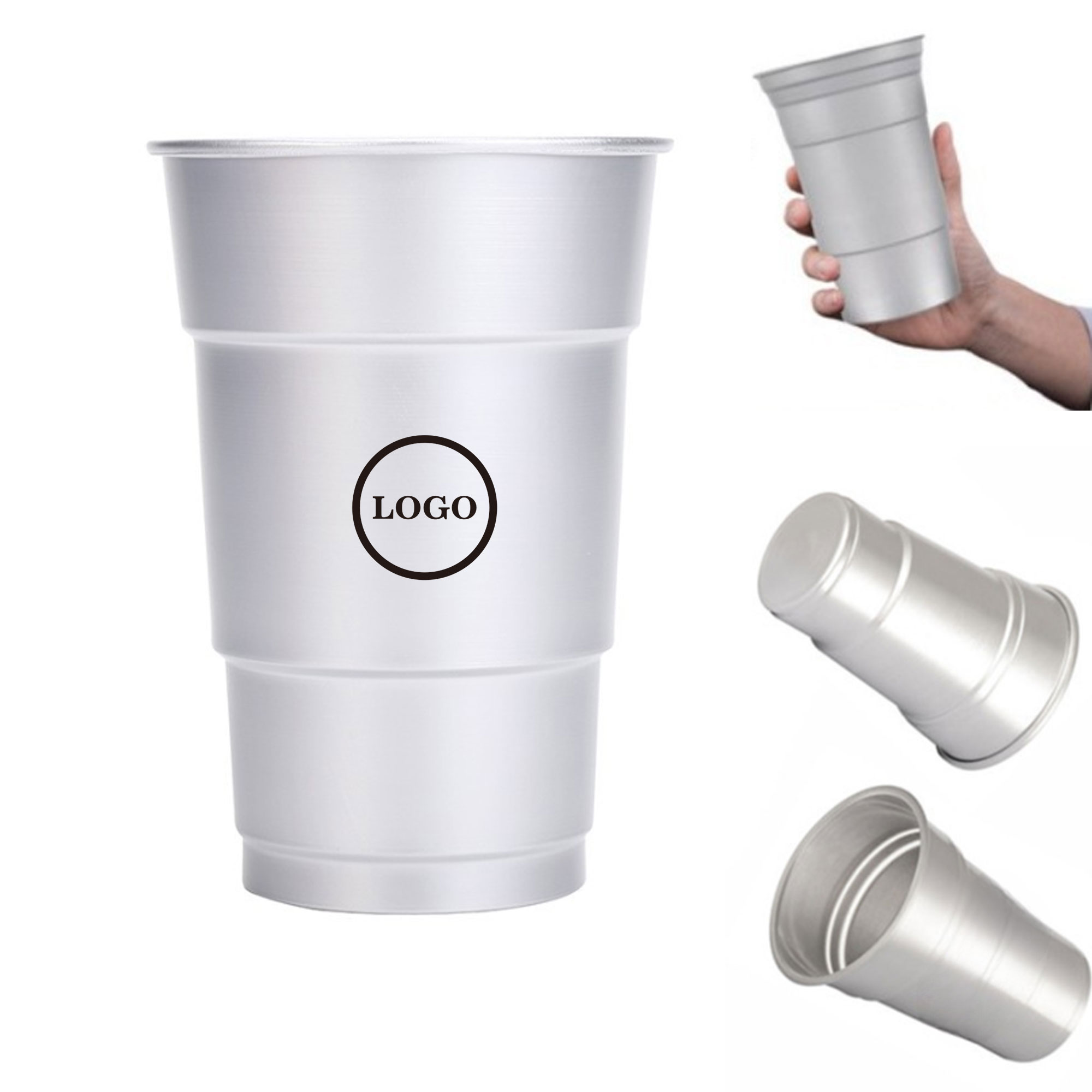 Eco-Friendly Reusable Aluminum Cup for Parties 2