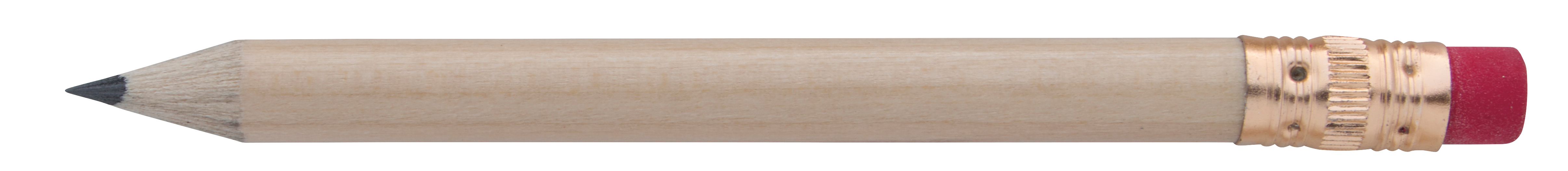 Round Golf Pencil with Eraser