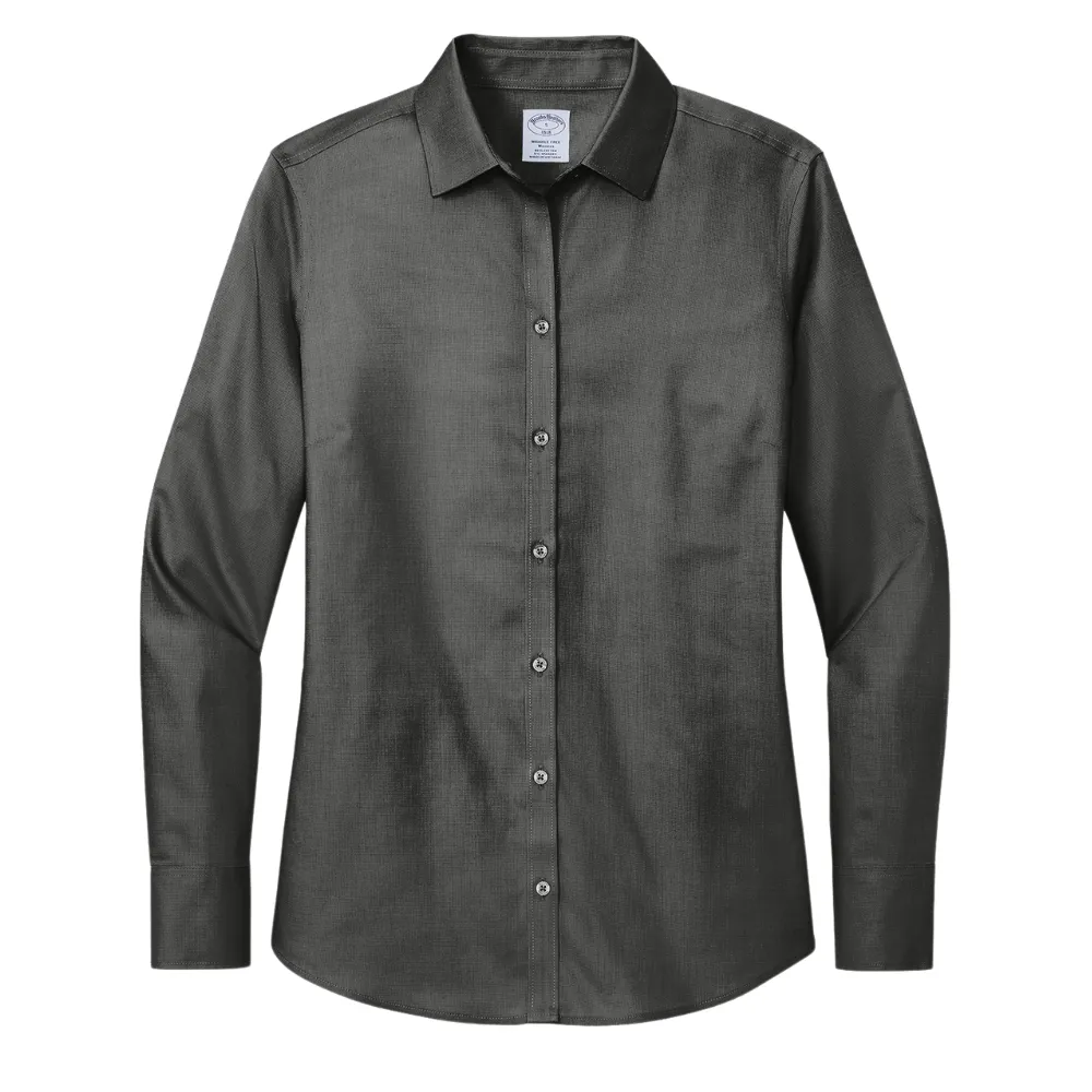 Brooks Brothers(R) Women's Wrinkle-Free Stretch Nailhead Shirt 3