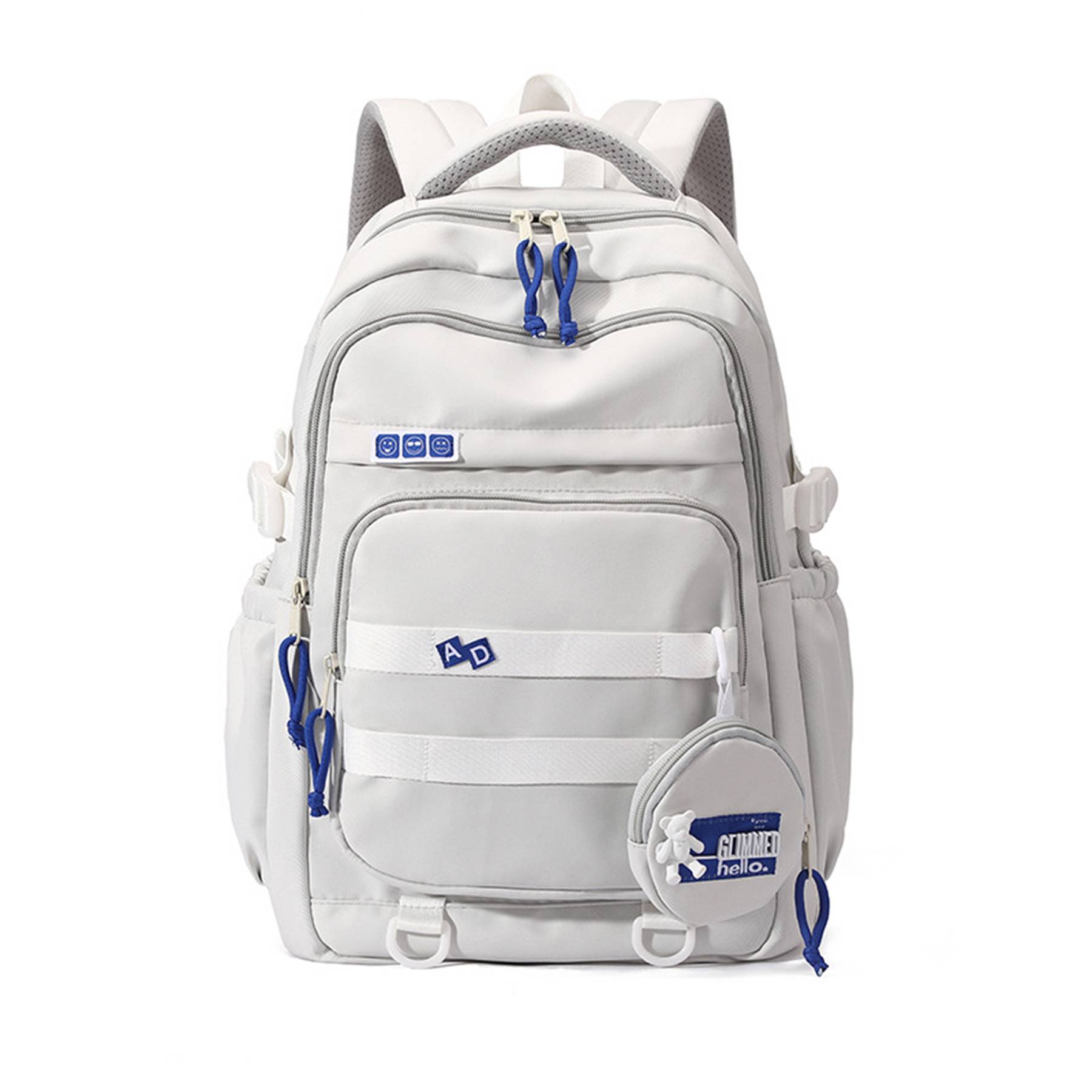 Nylon Travel Laptop Backpack College Bookbag 2