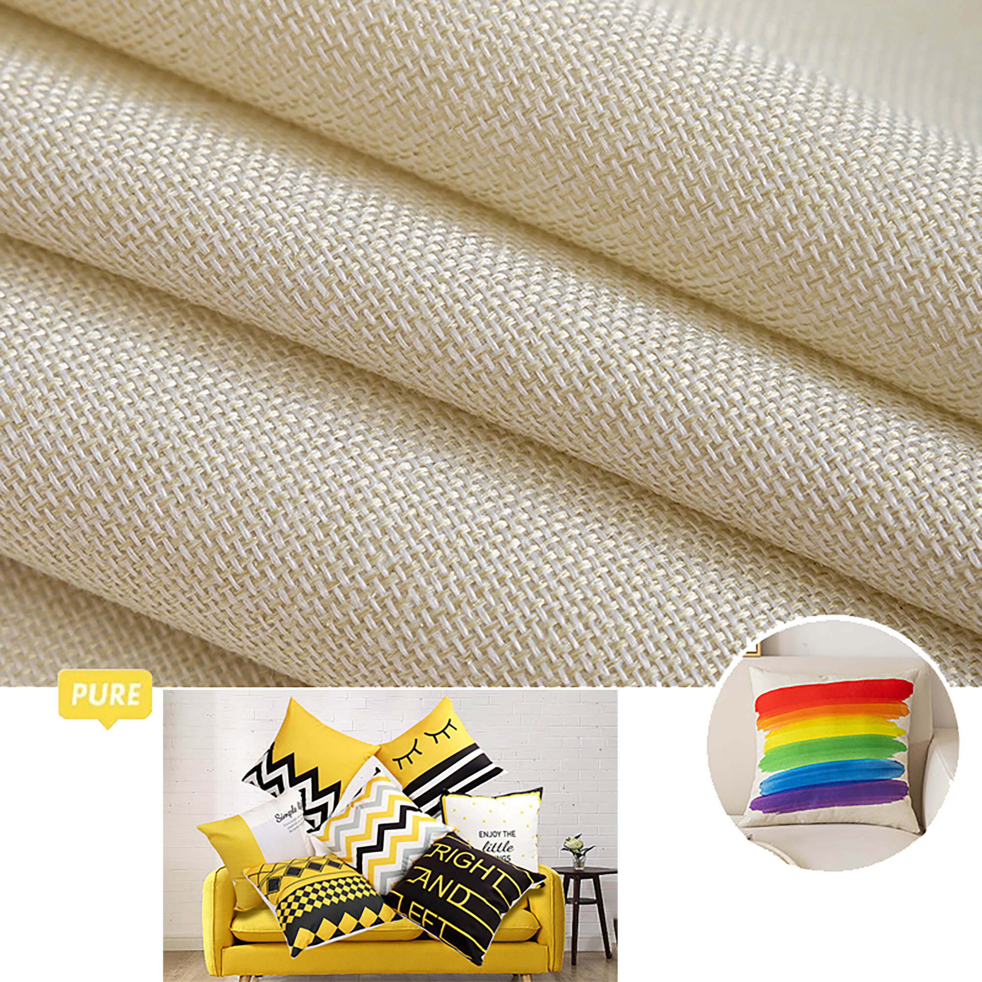 High-Quality Linen Pillowcase with Hidden Zipper 1