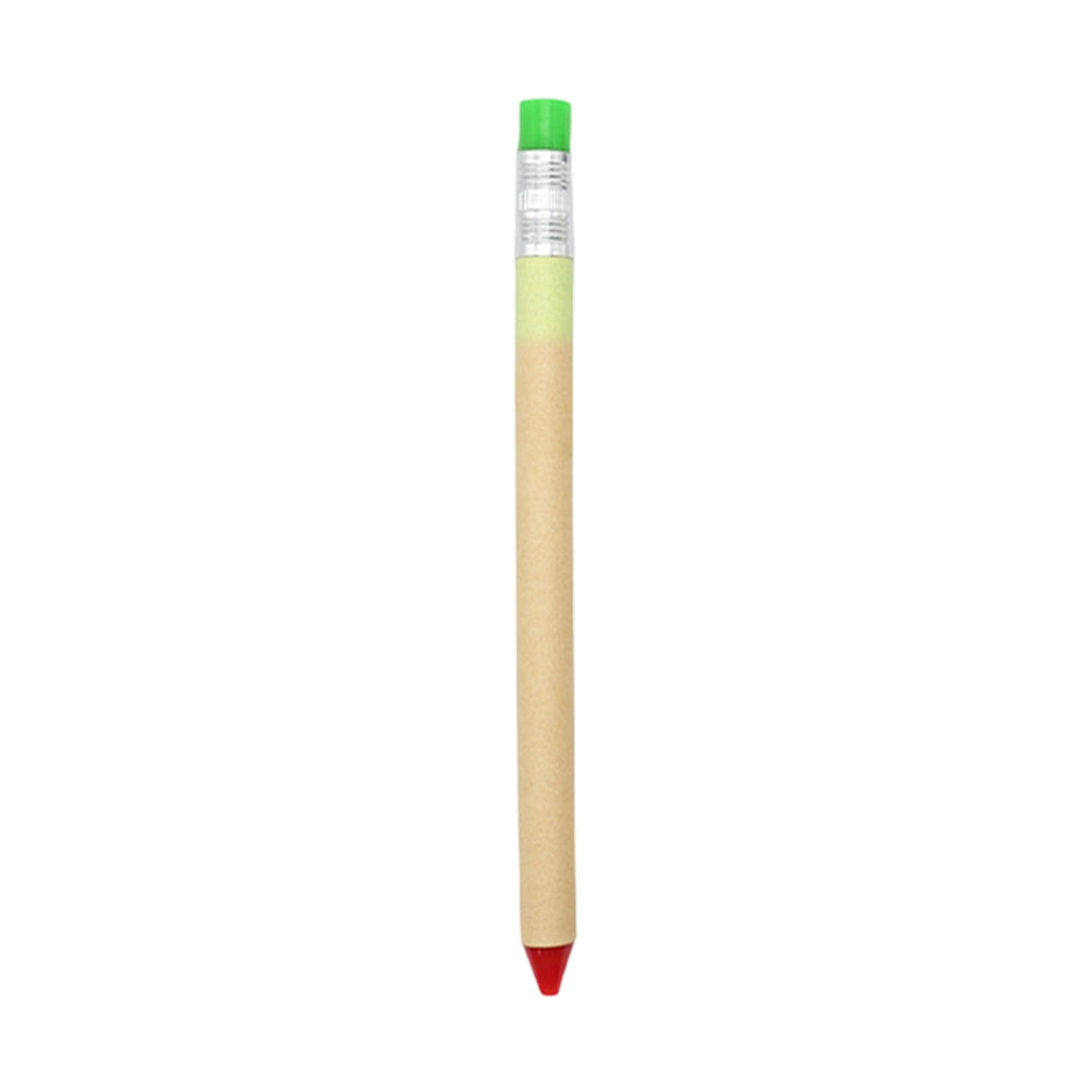 Paper Barrel Click Ballpoint Pen 6.5" Length x 0.47" Width 9