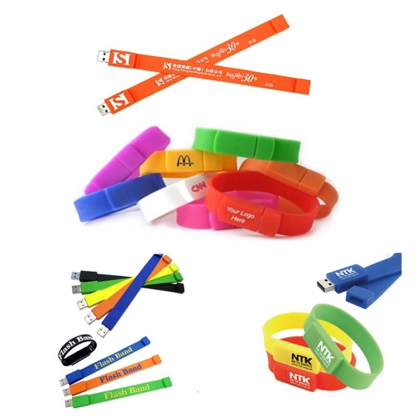 Promotion Wristband U/Flash Disk 8G 1