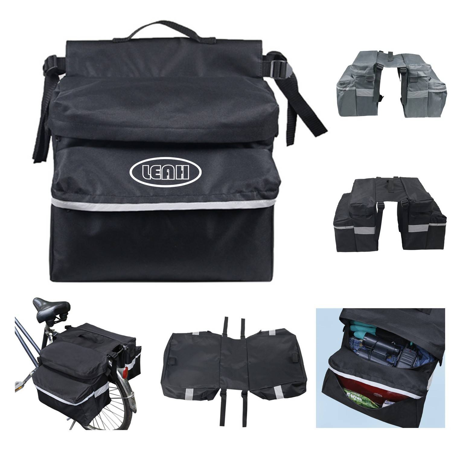 Bicycle Tail Bag Waterproof Pannier Bag 2