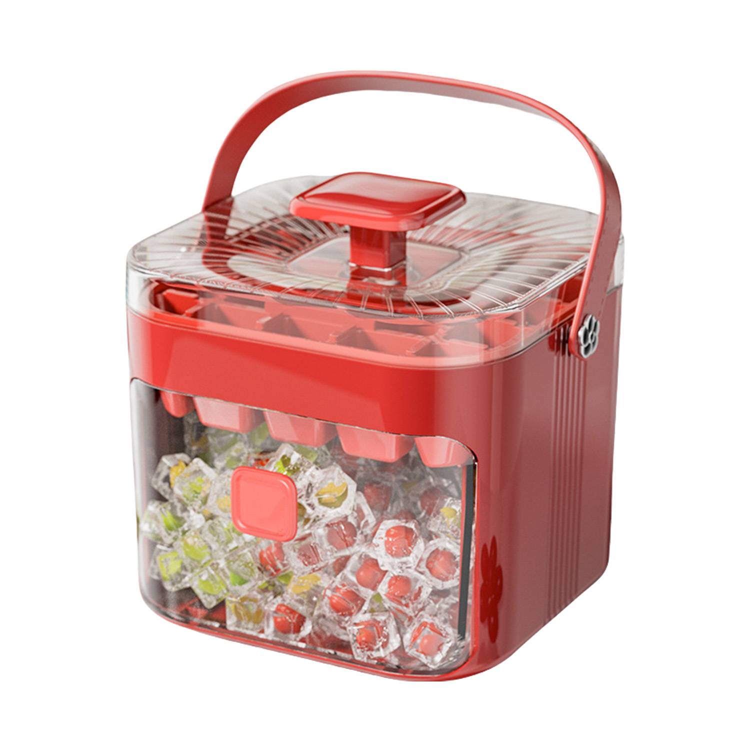 Large Capacity Press Ice Cube Mold Tray 8
