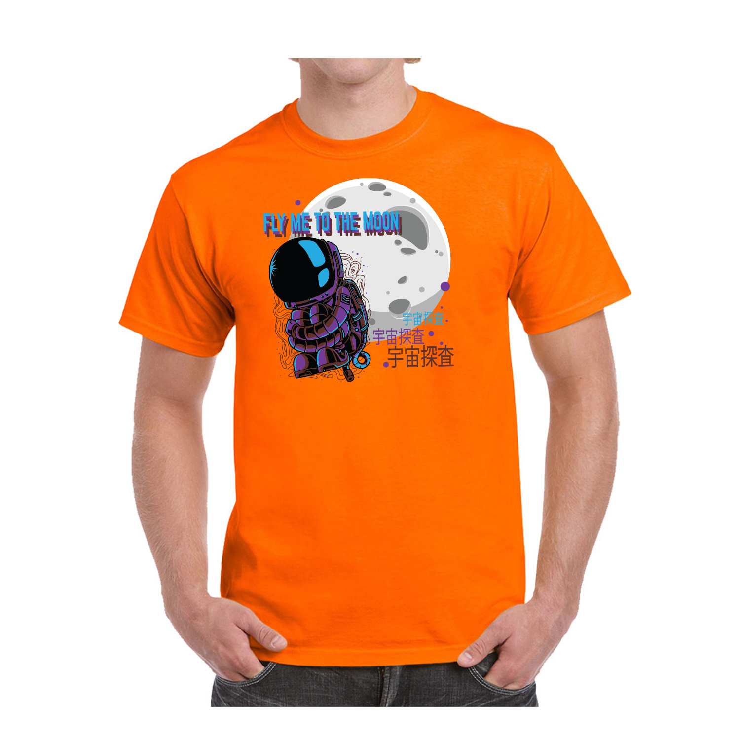 Gildan™ 5.3 oz Cotton Pre-Shrunk T-Shirt (Full Color Imprint) 19