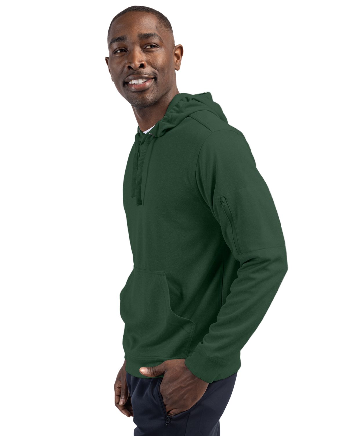 Clique Lift Solution-dyed Performance Unisex Hooded Pullover Sweatshirt 55