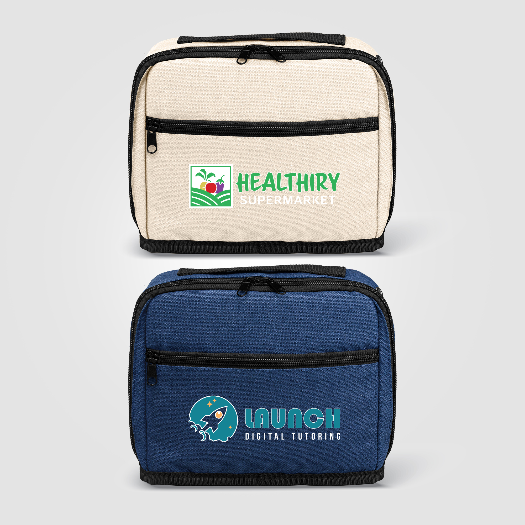 Odyssey 16 oz. Recycled Cotton Tech Organizer Zippered Pouch – 1.7L 4