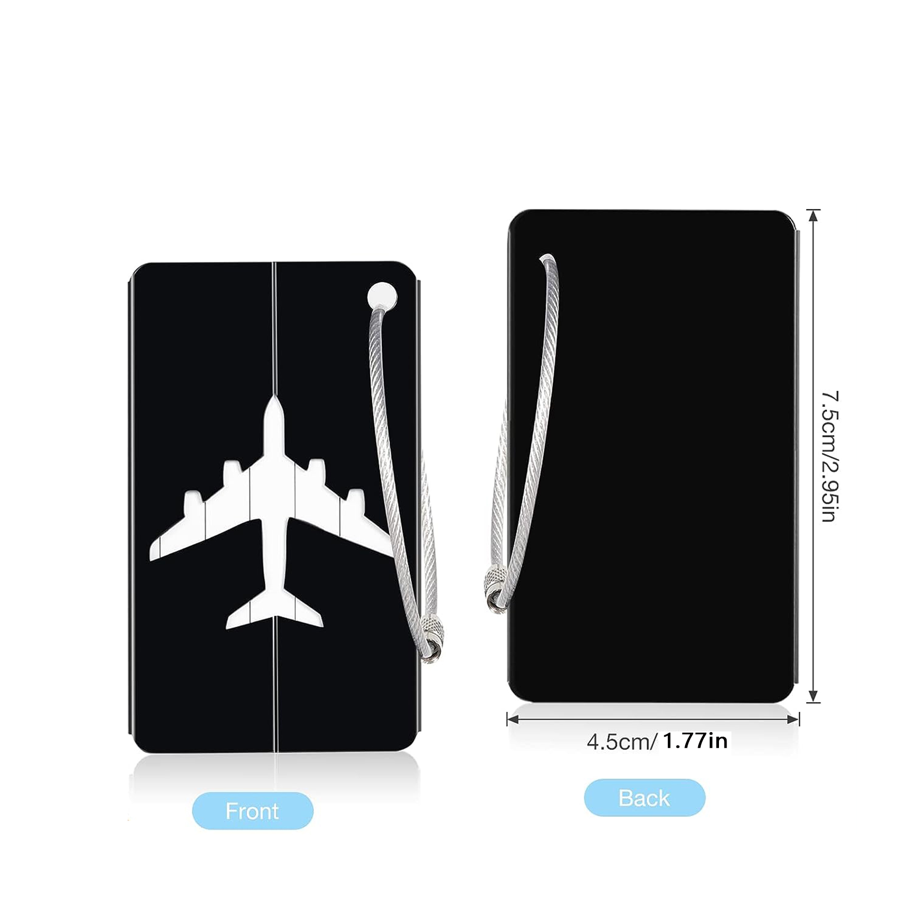 Metal Luggage Tag 2