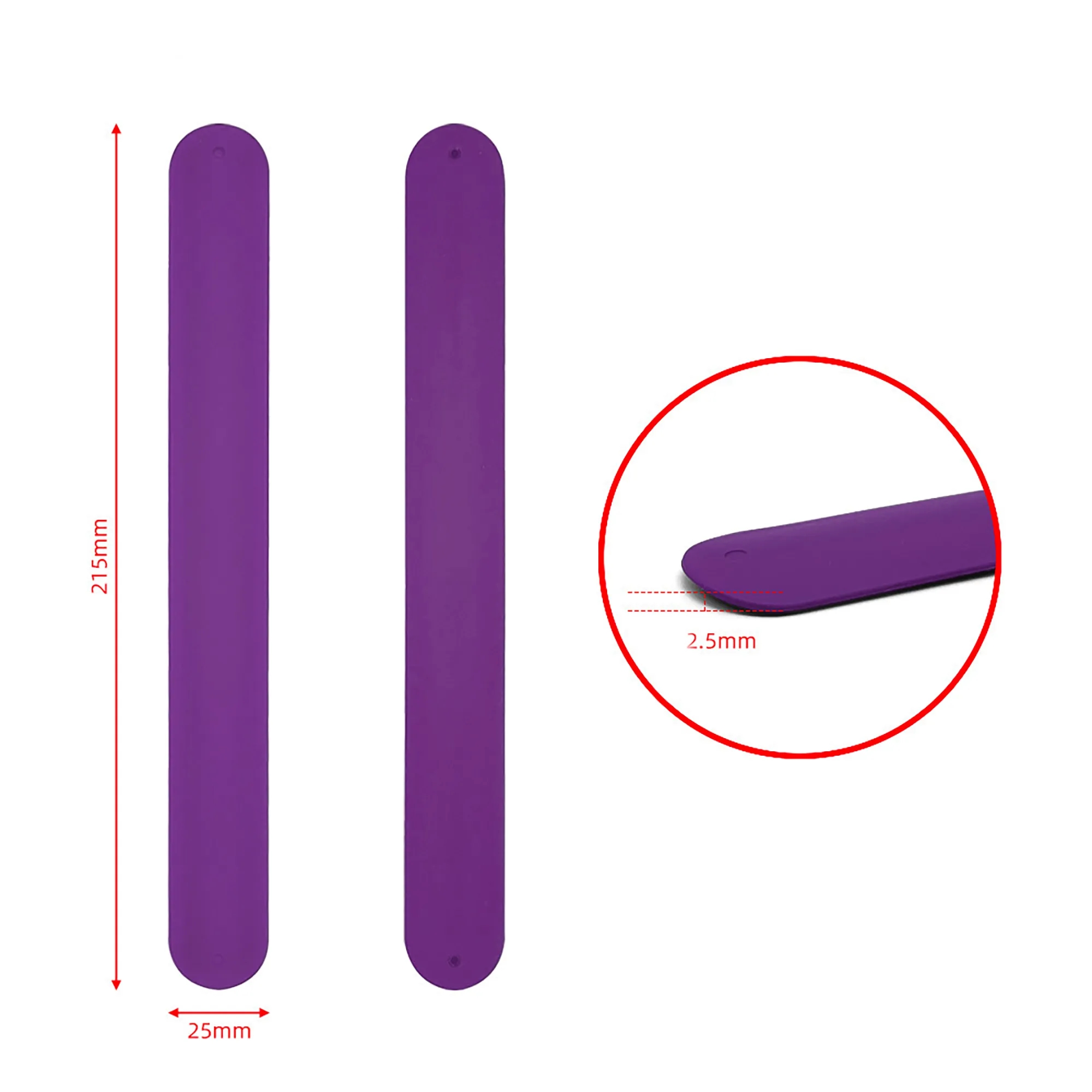 Silicone Slap Bracelet MOQ 100PCS 19
