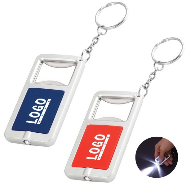 Bottle Opener Key Tag W/ LED Light 2