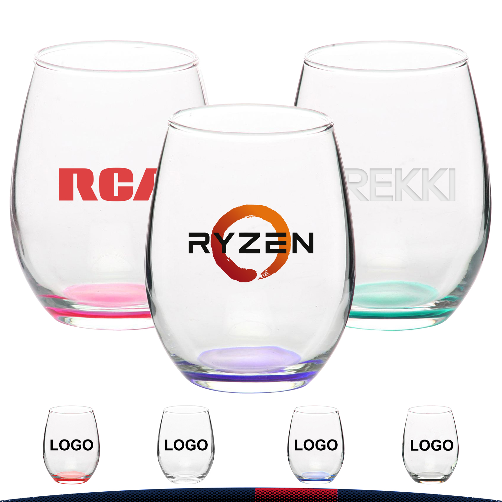 ARC 5.5 oz. Pulia Stemless Glasses 7