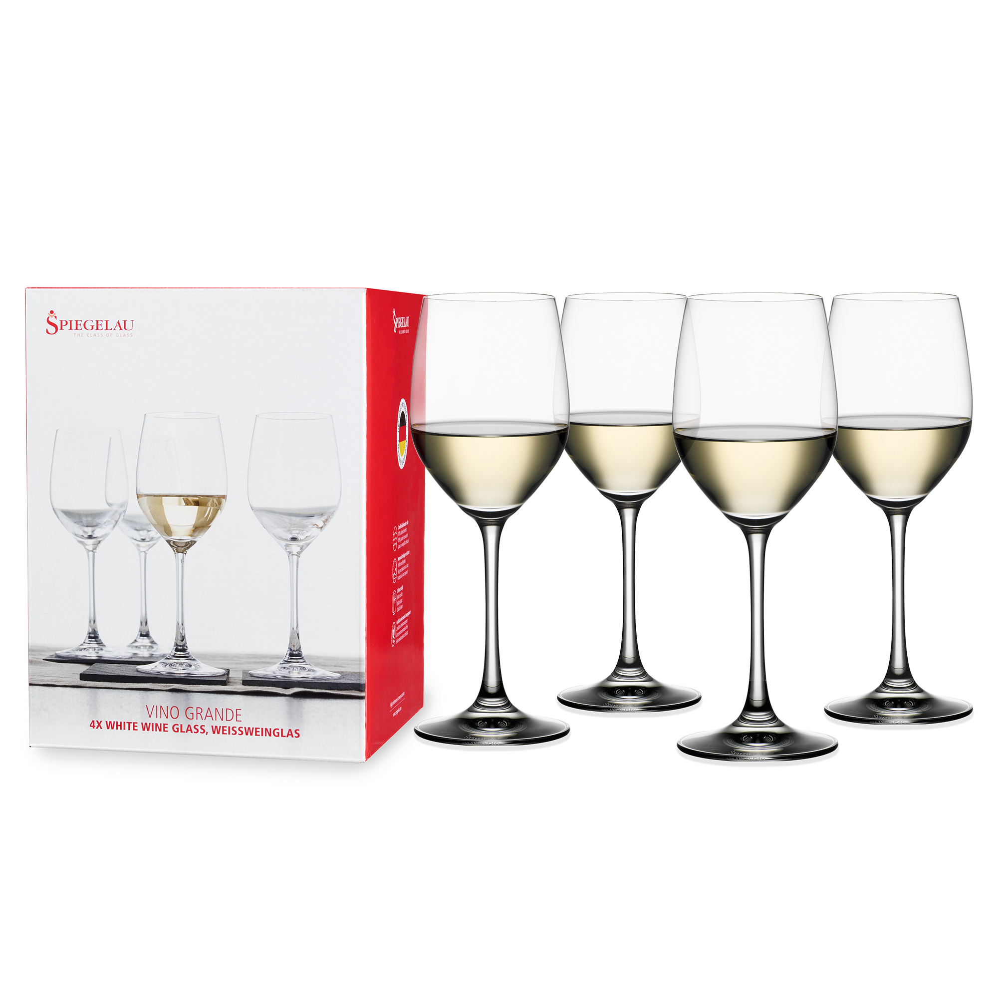 Spiegelau 12 oz Vino Grande White Wine Glass, set of 4 2