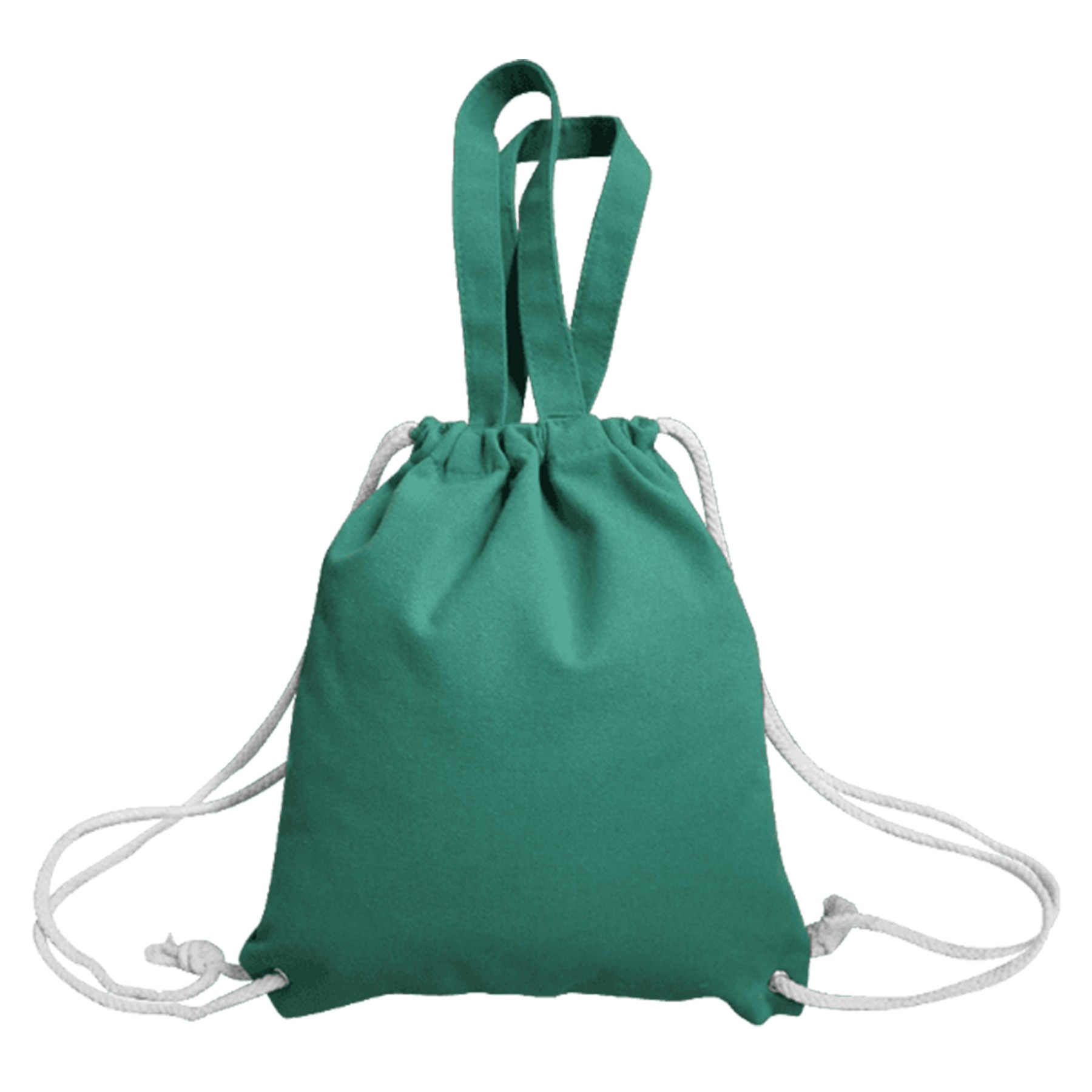 11.81X13.8 Inch Canvas Drawstring Backpack 4