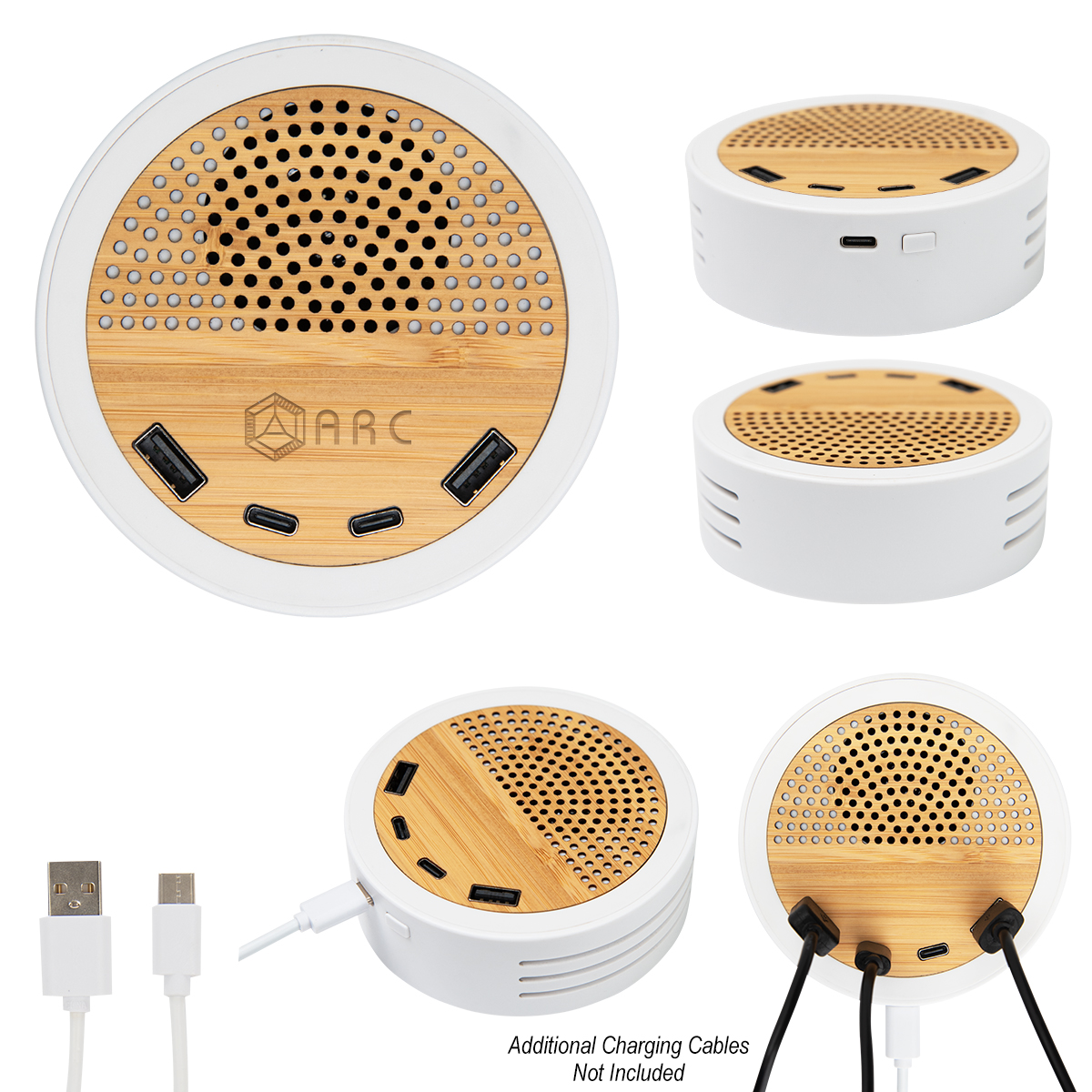 rABS & Bamboo Speaker & Charger 1