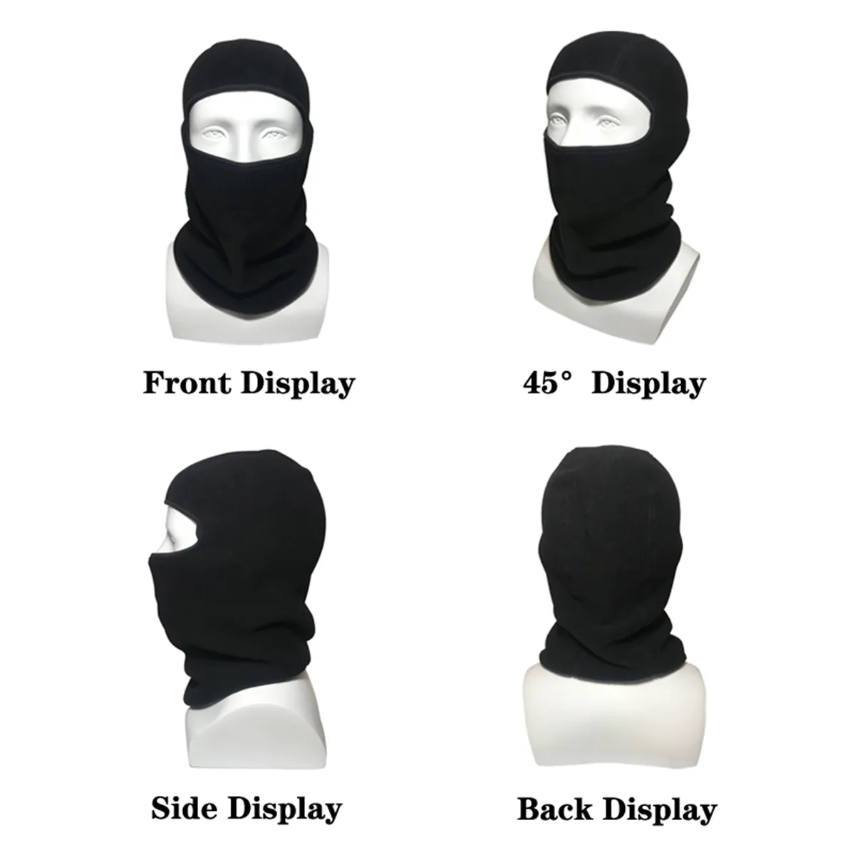 Cold Weather Ski Windproof Fleece Thermal Face Mask 6