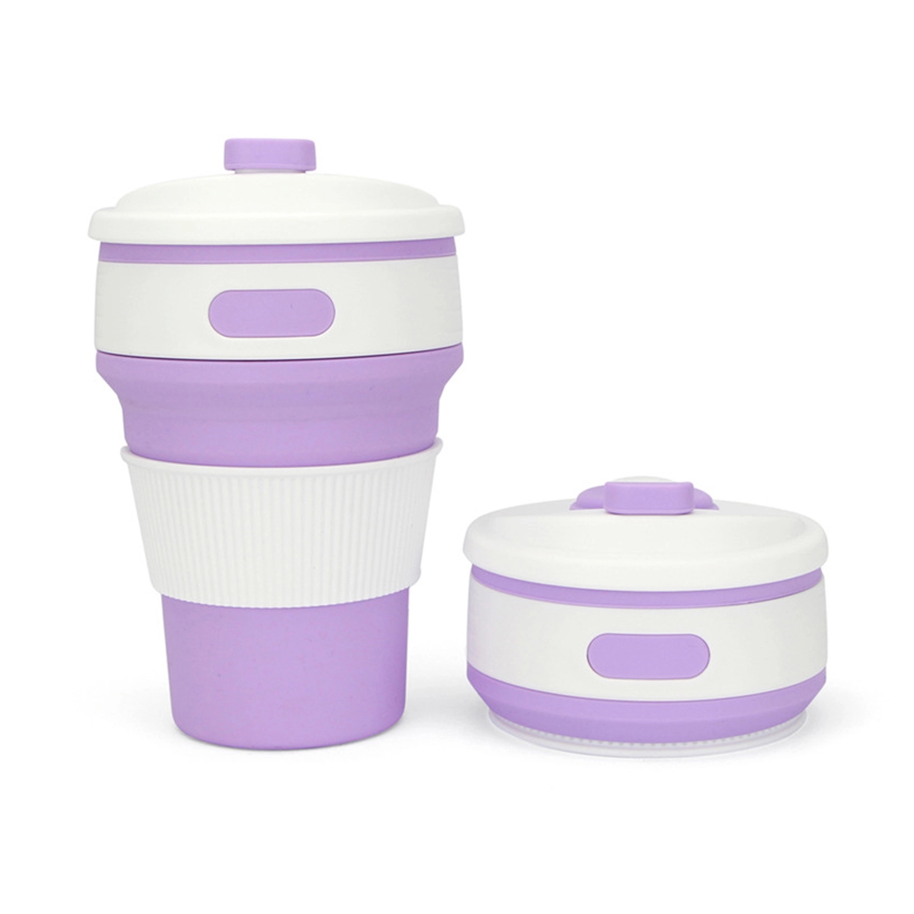 12oz Silicone Folding Coffee Cup 2