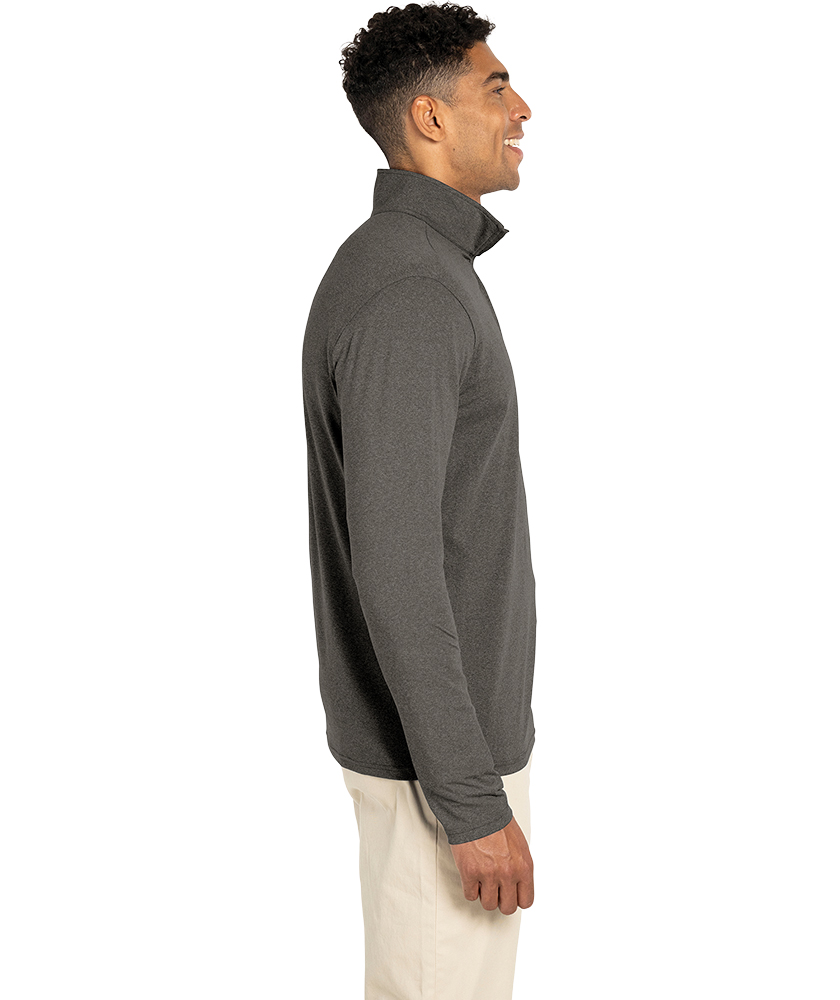 Men's Heathered Eco-Logic Stretch Quarter Zip