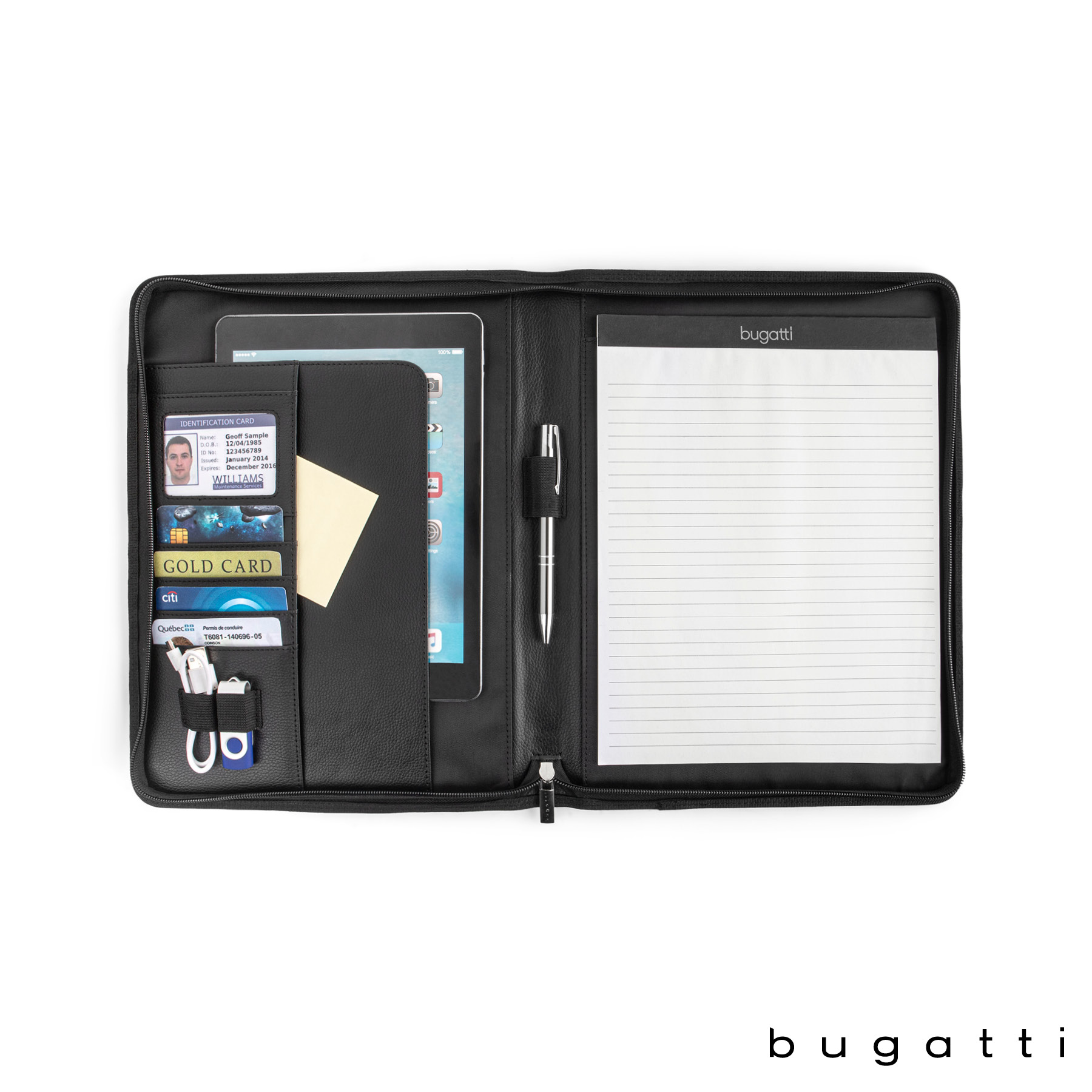 Bugatti Letter Size Padfolio 10