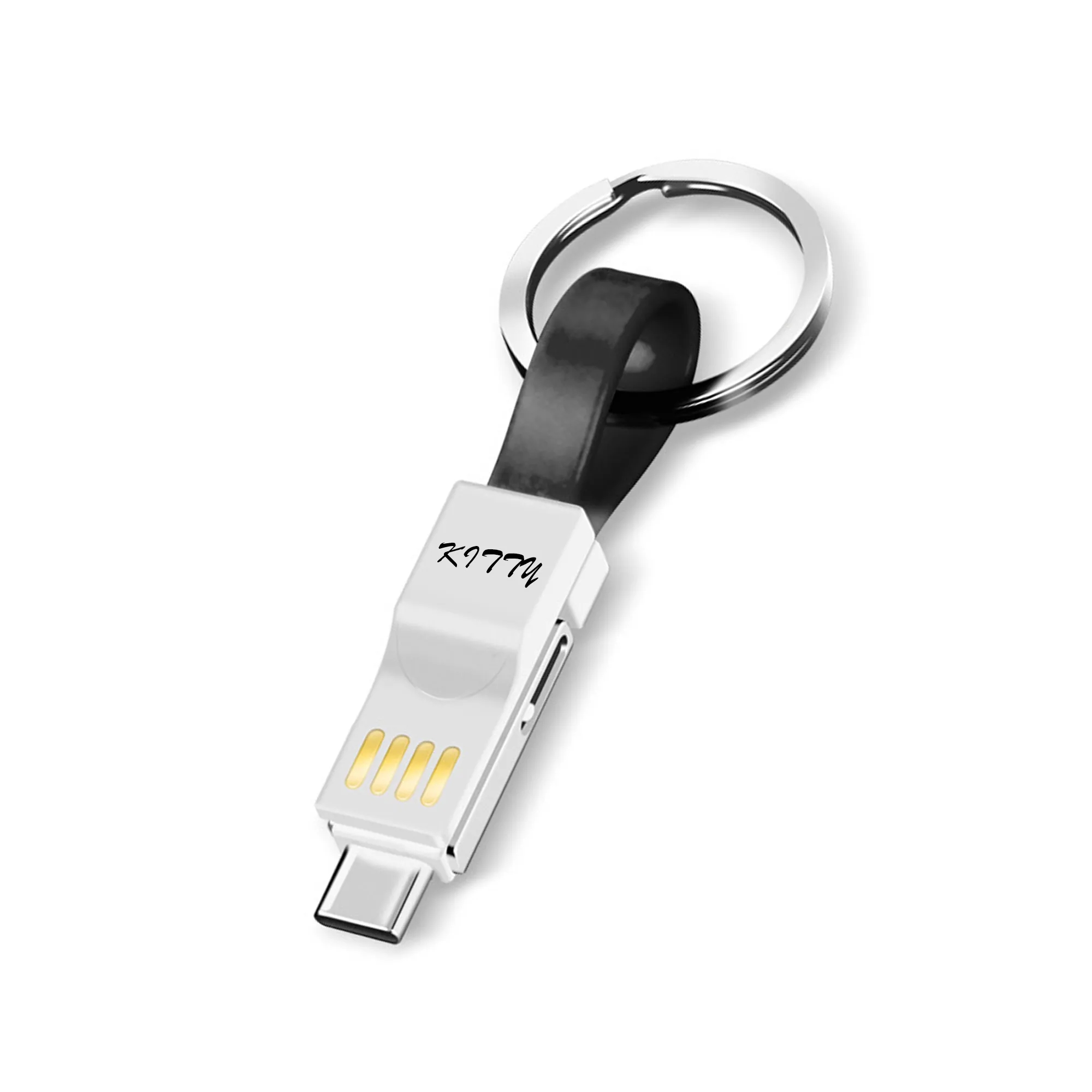 3-In-1 Magnetic Charging Cable Keychain 1