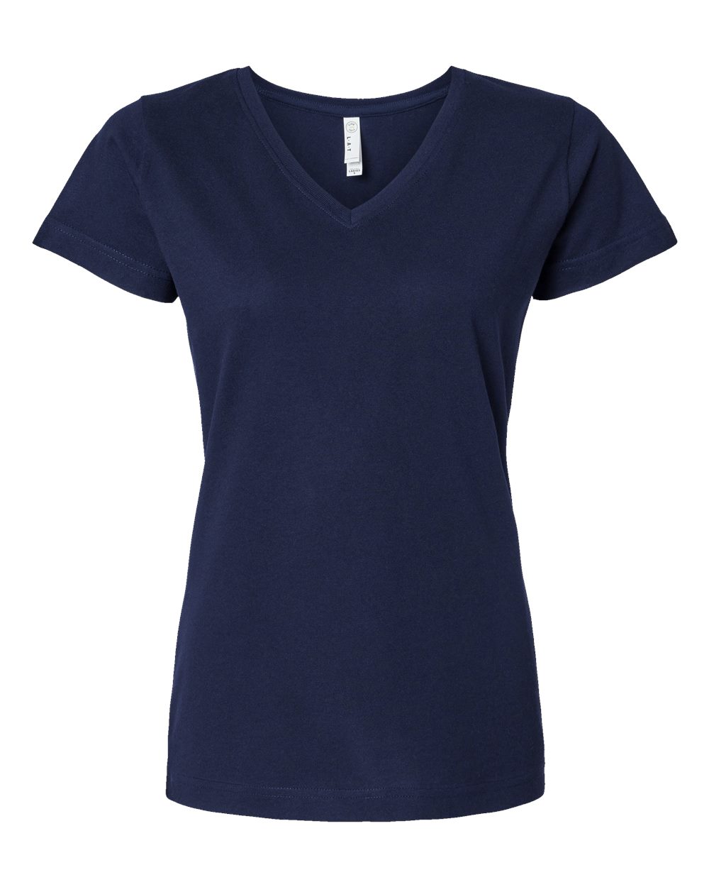 Women's Fine Jersey V-Neck Tee - 3507 90