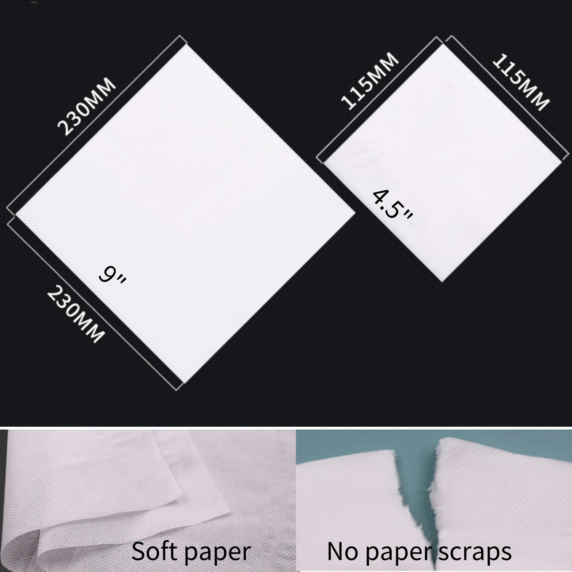 White Beverage Napkins 2