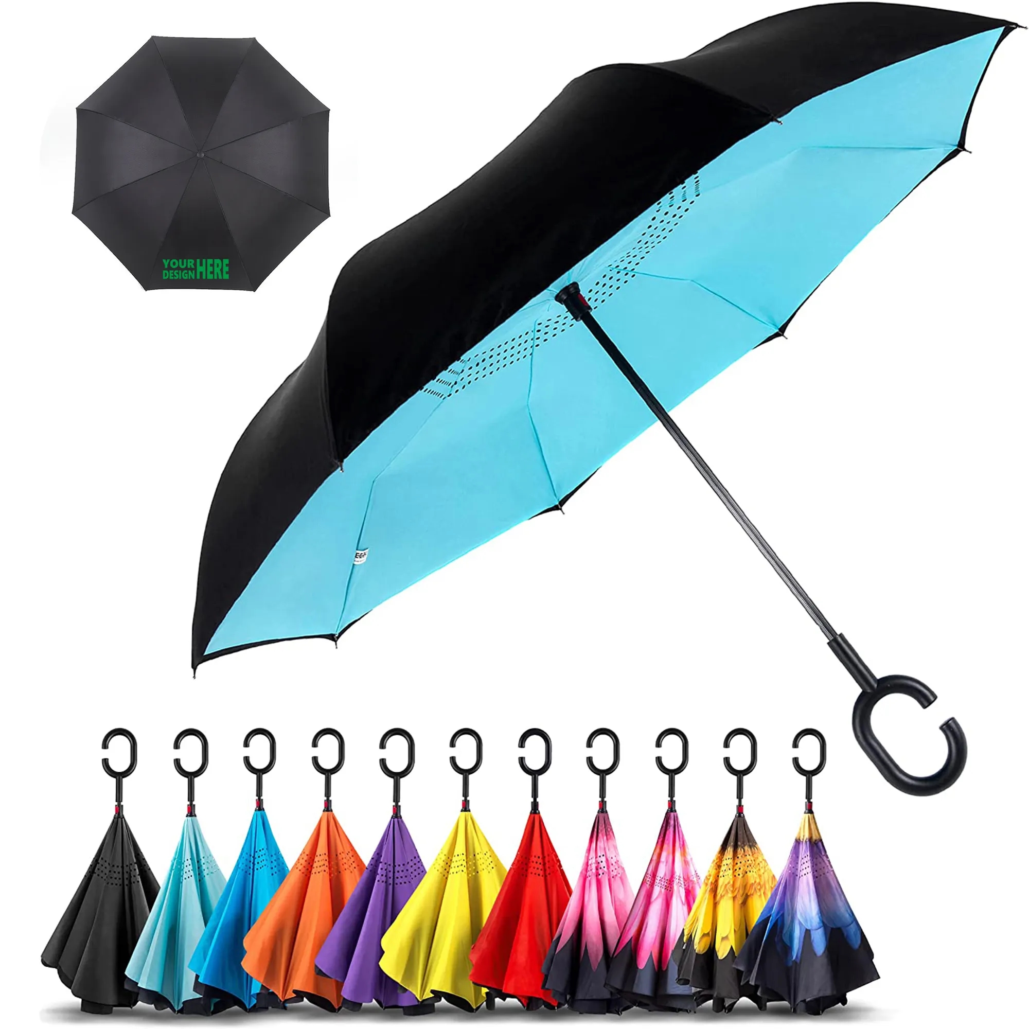 Inverted Reverse Umbrella Sea Shipping 2