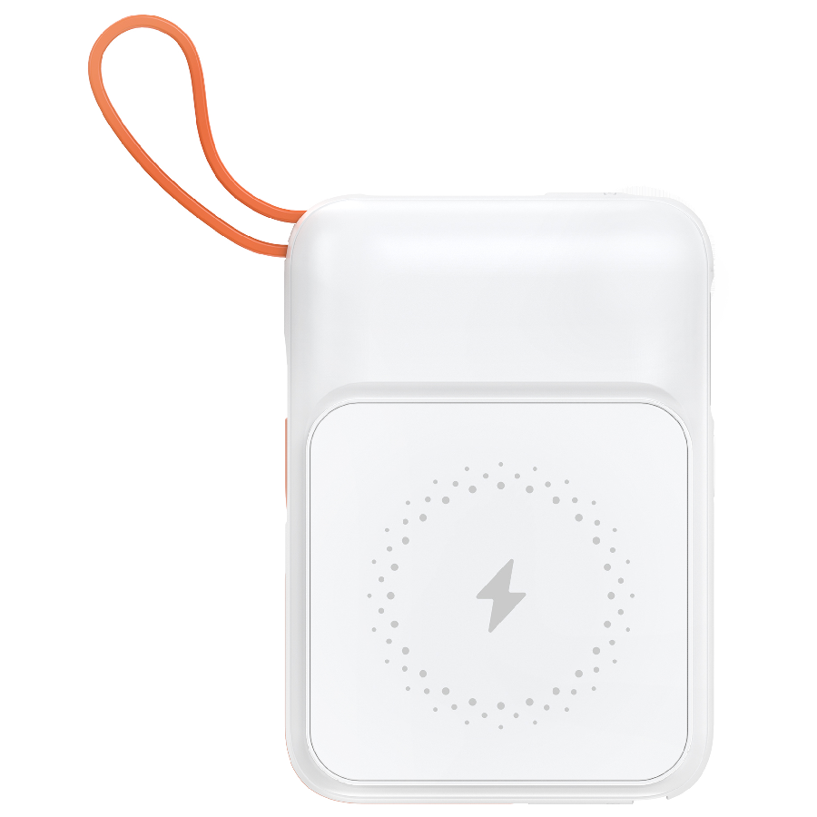 10000mAh MagSafe Wireless Power Bank with Built-In Type-C & Lightning Cables 12