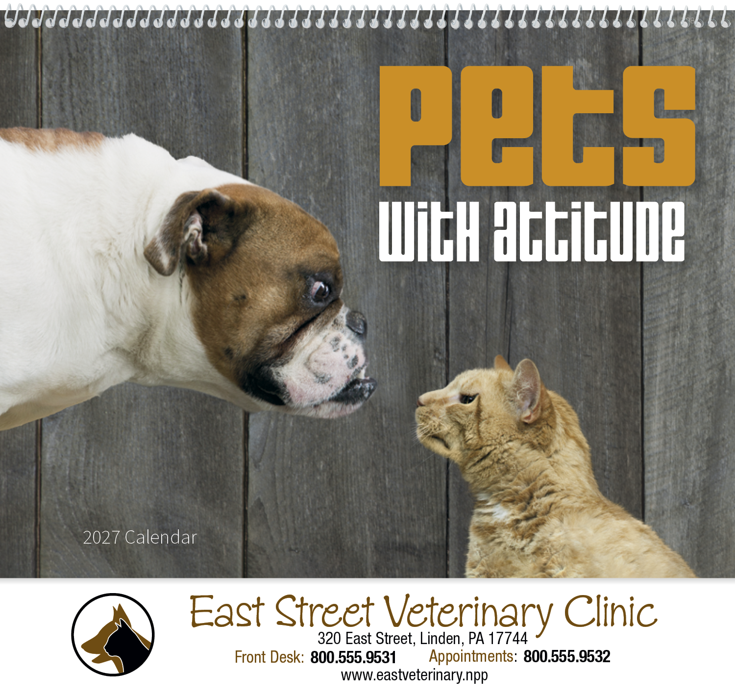 Good Value™ Pets with Attitude - Spiral Calendar 30