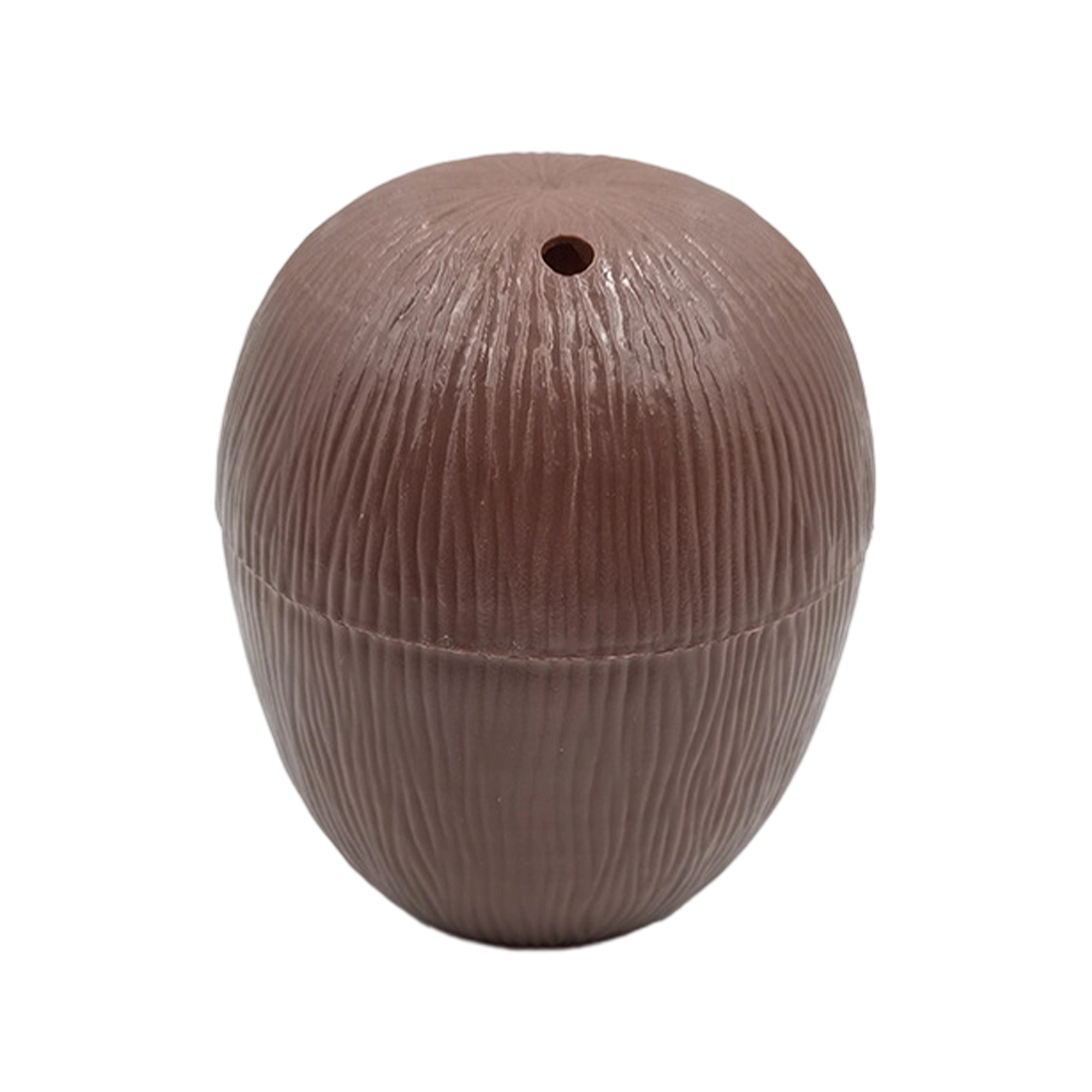 Plastic Coconut Cup 16 Oz With Decorative Flower Straw 2